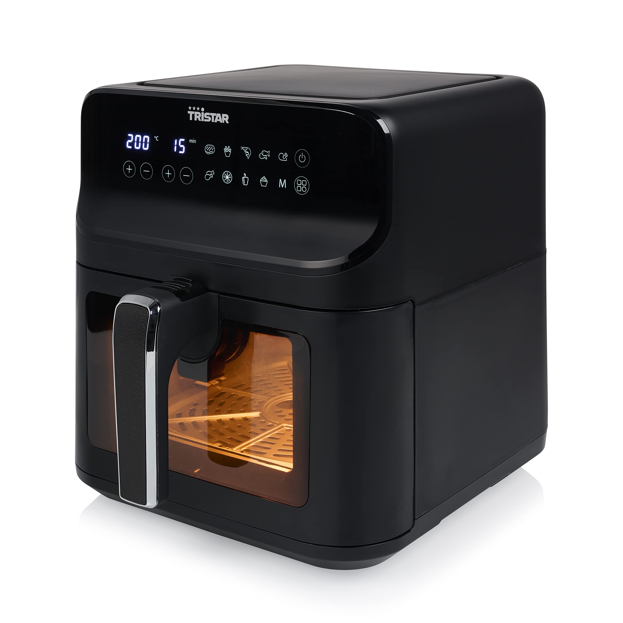 Freidora digital Tristar FR-9037-6,2 L - 1,5 kg de patatas fritas - Con ventanilla
