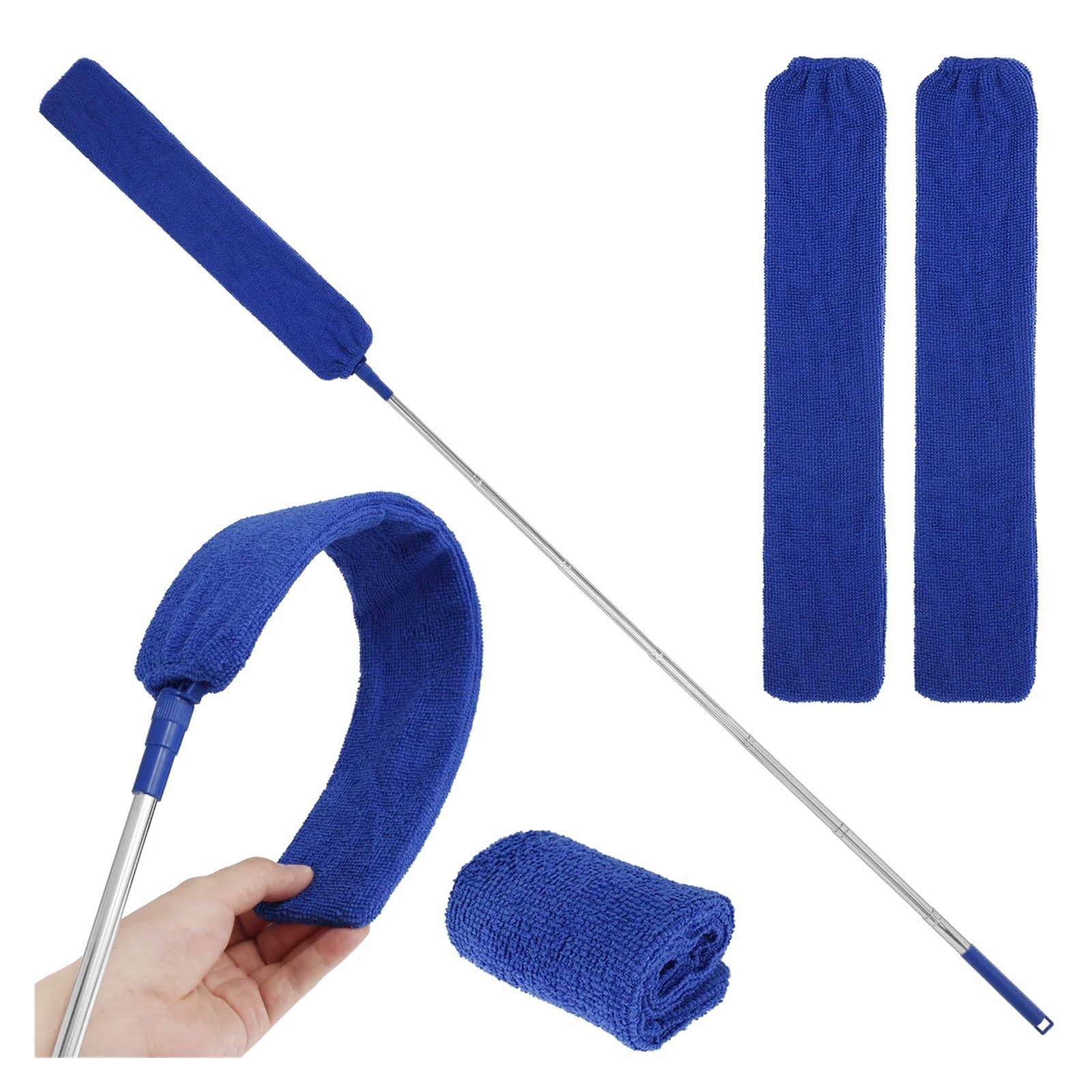 Dust Duster Retractable Gap Cleaner Microfiber Brush for Cleaning