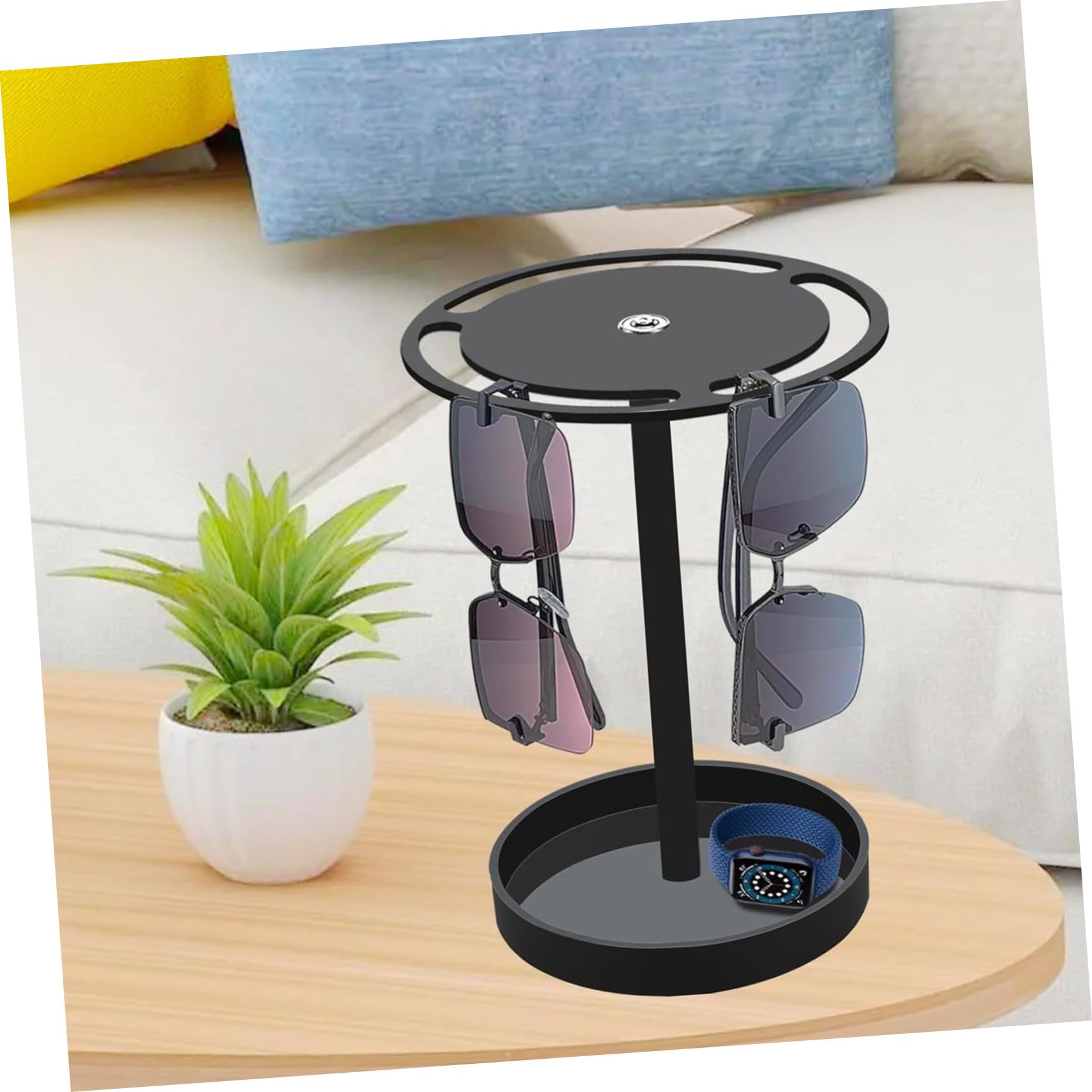ULTECHNOVO Sonnenbrillenhalter Aus Kunststoff Drehbarer Brillenständer Sonnenbrillen-organizer Mit Präsentationsständer Für Effiziente Aufbewahrung Unddisplay