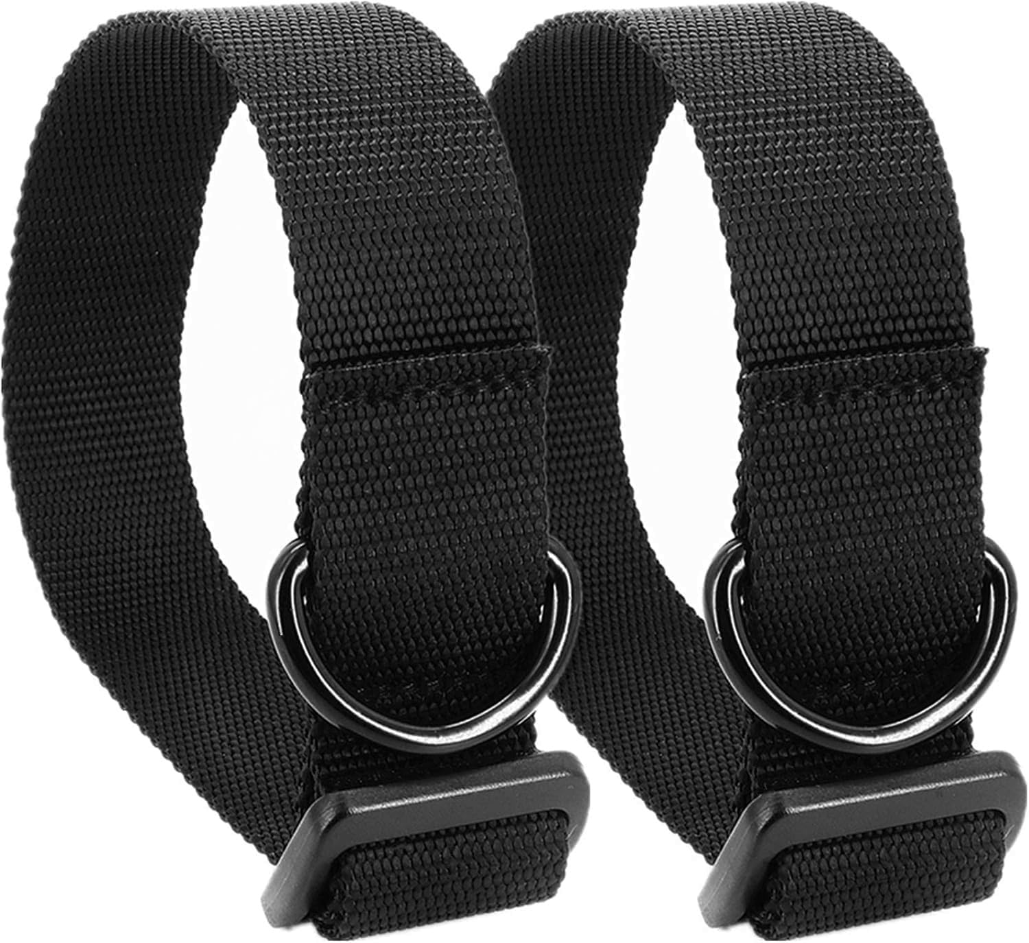 2Pcs Tactical Buttstock Sling Strap, Adjustable Military Gun Sling Attachment Sling Strap Mount Adapter With D-Ring for Shotgun Rifle Buttstock Outdoor Hunting