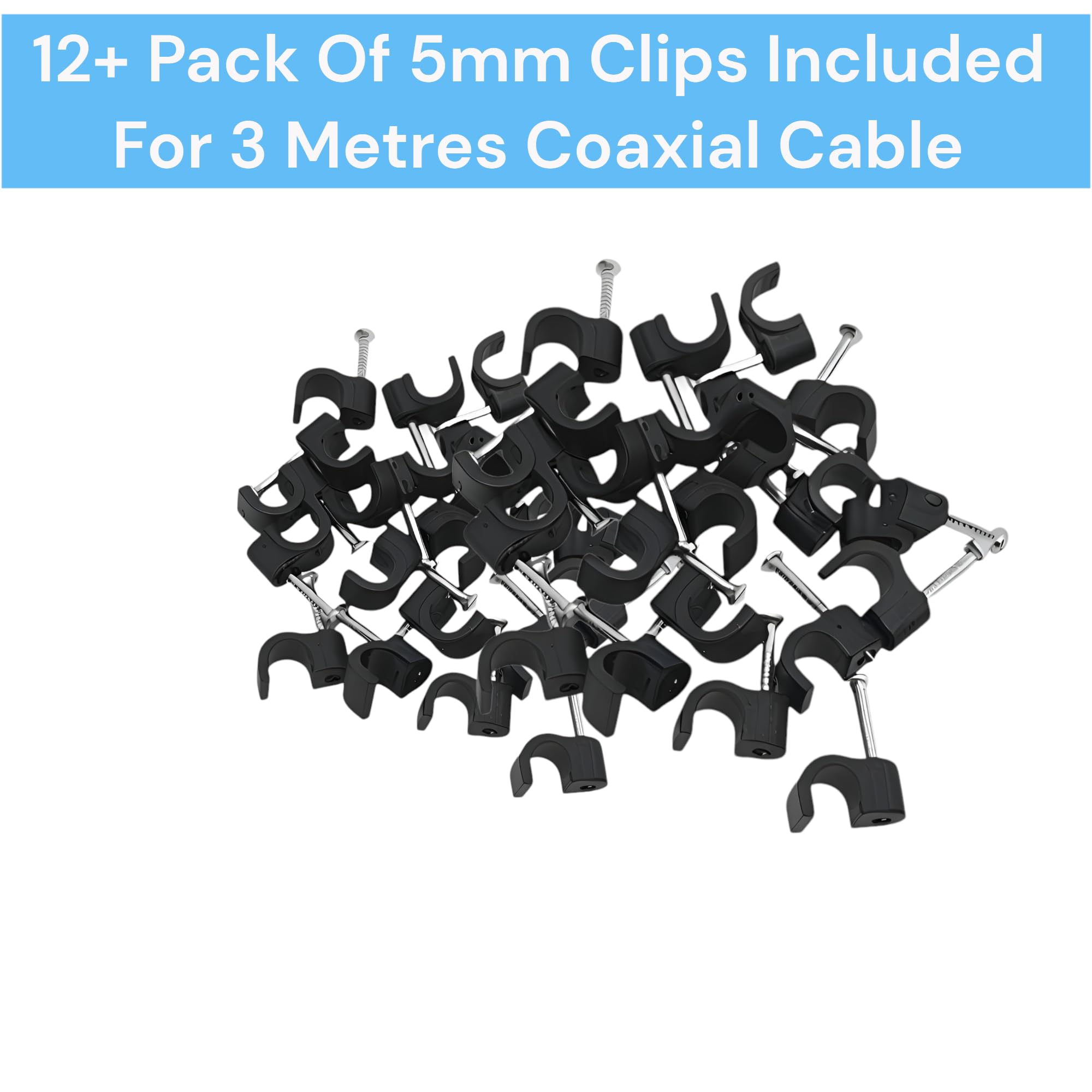 Reulin 3 Metres Long TV Aerial Extension Cable 3M, Male to Female Antenna Coaxial Wire 3 M - Image 3