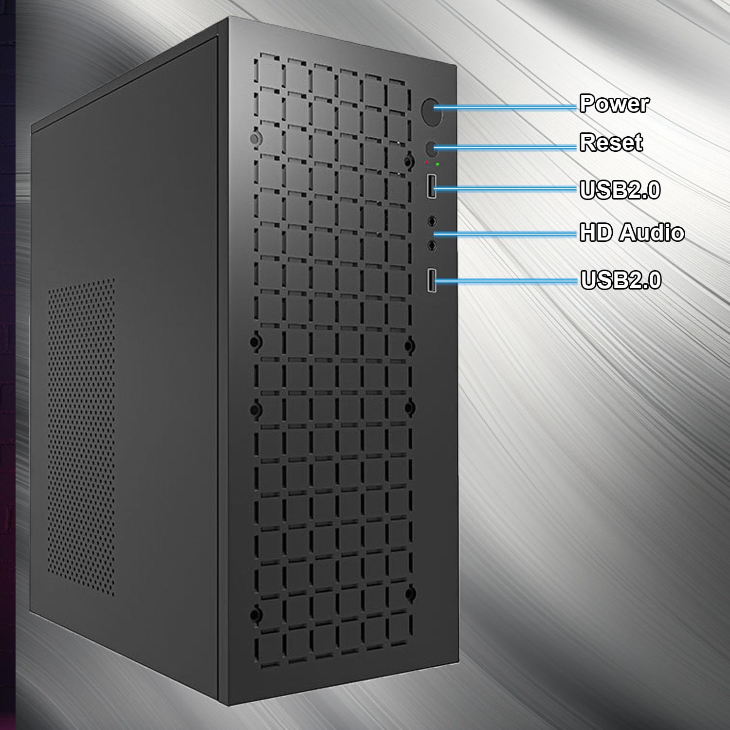 Amazon.co.jp: M-ATX ミニタワー ゲーミングコンピュータケース