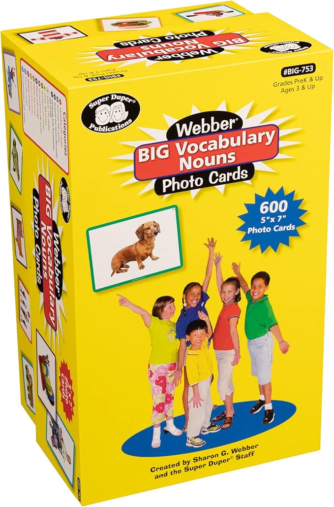 Super Duper Publications Webber® Big Vocabulary Nouns