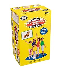 Super Duper Publications | Webber® Big Vocabulary Nouns Photo Flash Cards | Educational Learning Resource for Children