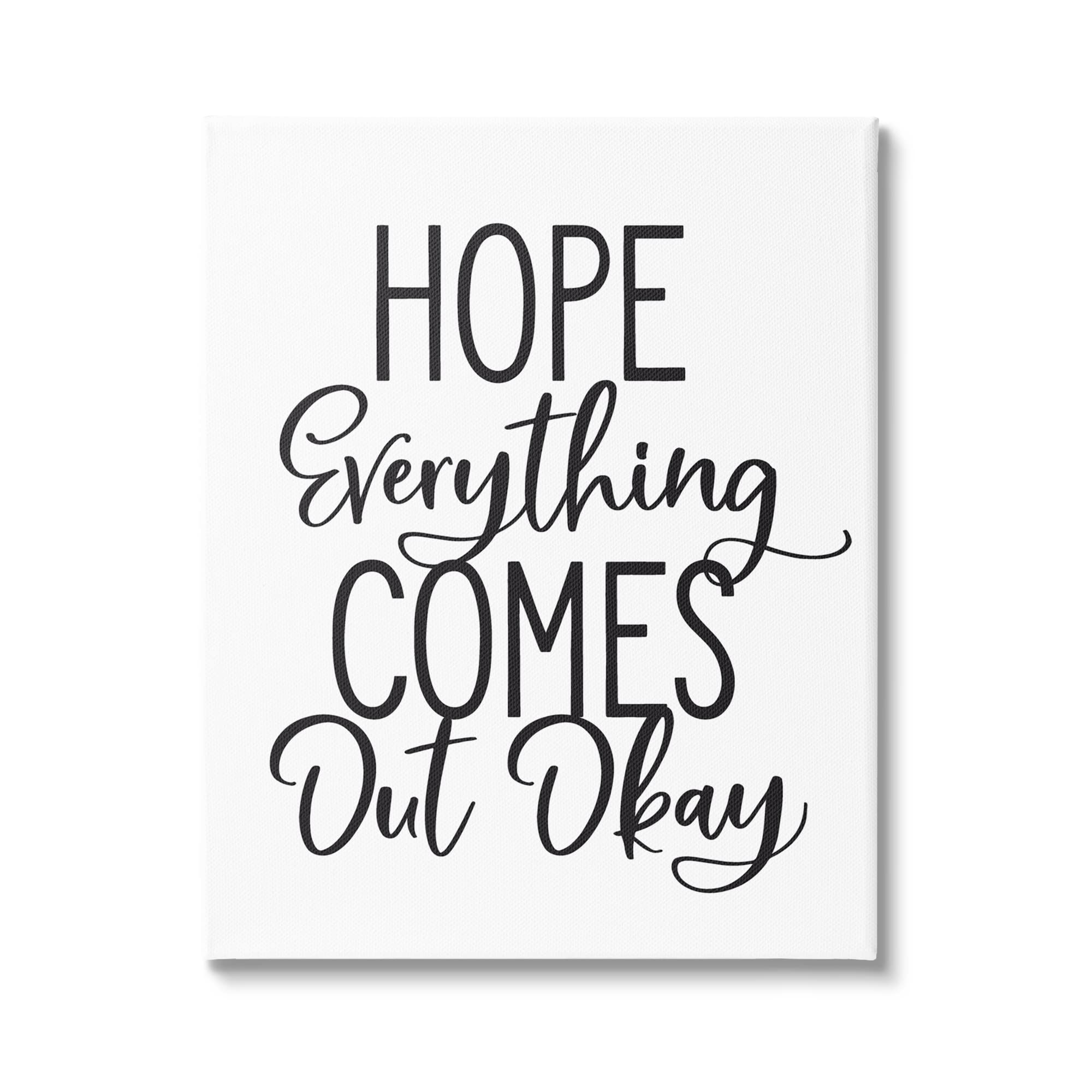 Stupell Industries Casual Bathroom Calligraphy Sign Humor Phrase, Design by Lettered and Lined