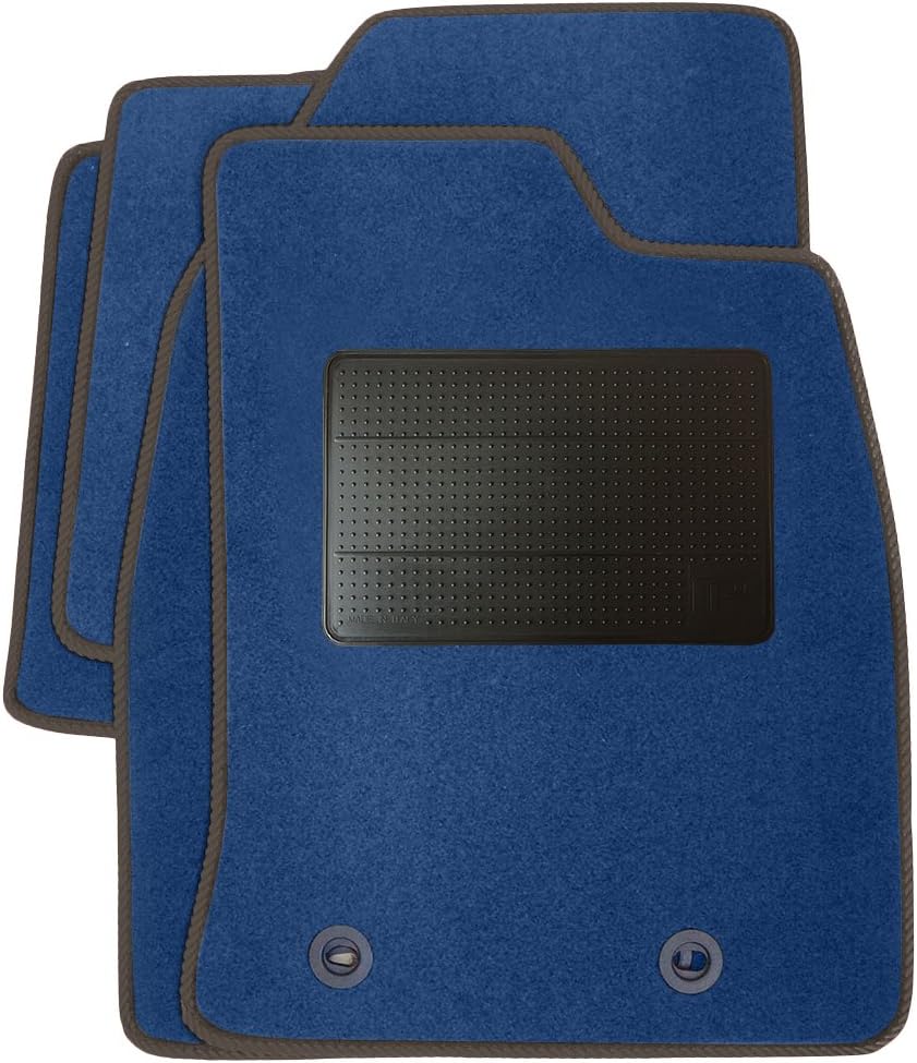 Premier Products 18893OER Car Mat Set, Navy with Black Trim, PVC Heelpad Amazon.co.uk Automotive