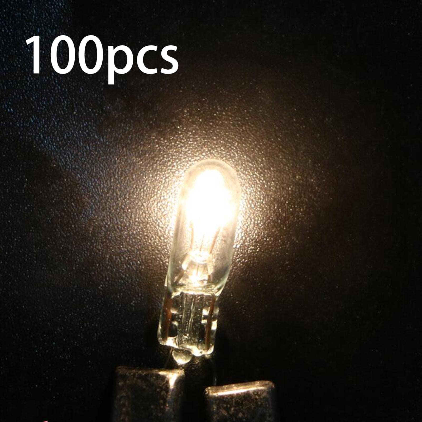 100Pcs Cruscotto Lampadine Car Styling 12V 1.2W Lampada Pannello strumenti per auto Luce freno T5 Lampadina in vetro