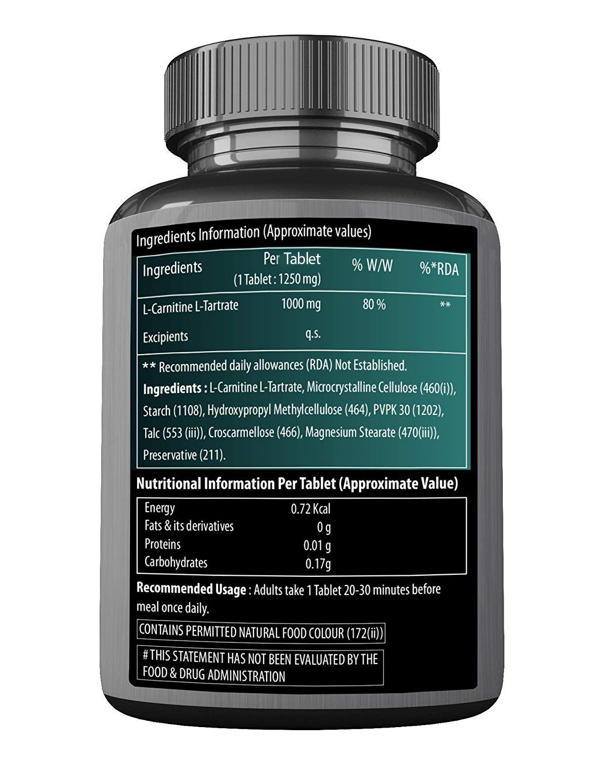 5000 mg l carnitine Nutra Botanics L-Carnitine 5000mg 16 oz