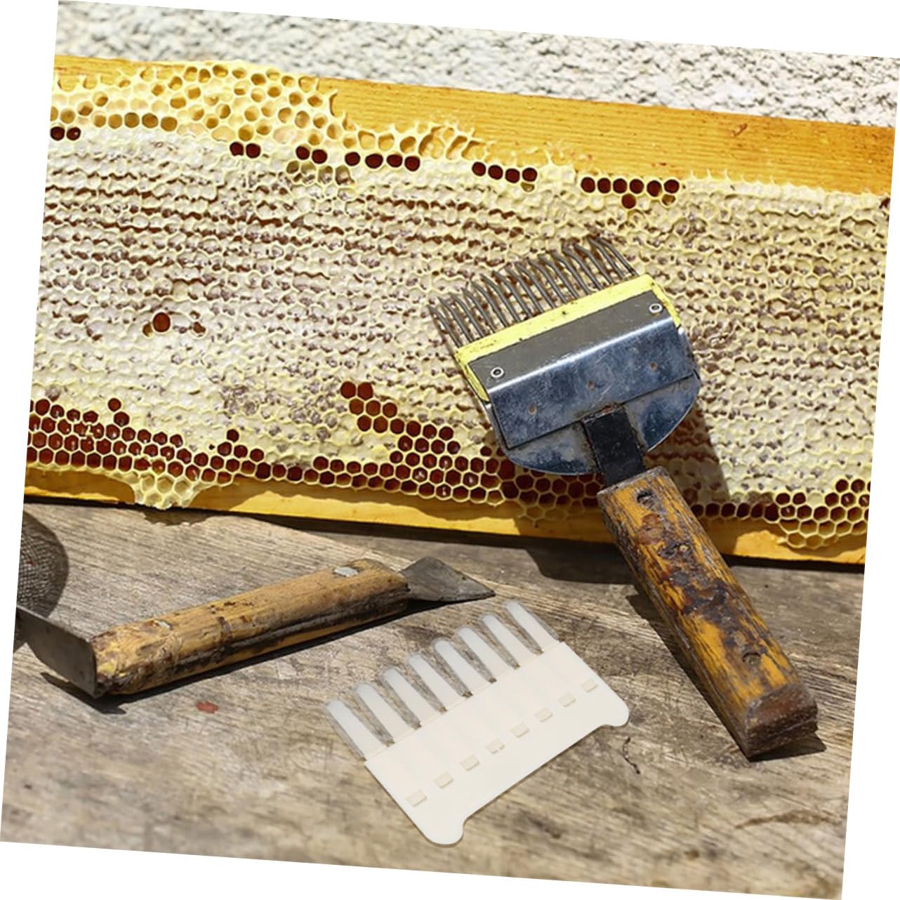 SUPVOX 10pezzi Per Estrarre Gelatina Strumento Per Alveari Utensile Versatile Per Apicoltura Raschiatura e Accessorio Per Apicoltori Esperti e Principianti
