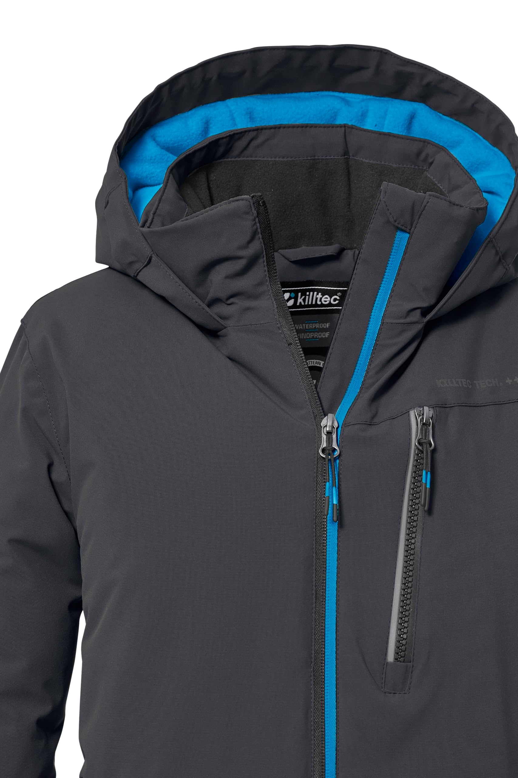 Killtec Jungen Kow 159 Bys Jckt Funktionsjacke mit Kapuze/Winterjacke ist wasserdicht