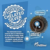 Vista 4 de PetSilver Spray ára heridas con quelato de plata 50 ppm. Cuidado de las heridas antimicrobiana para gatos, perros y caballos. Curación rápida