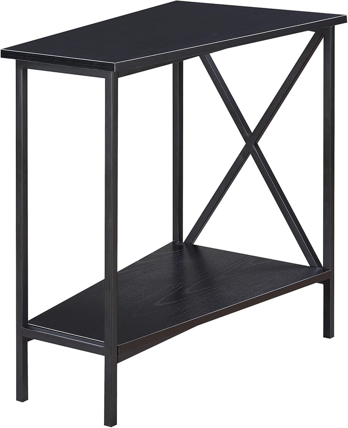 Convenience Concepts Tucson Wedge End Table, Black