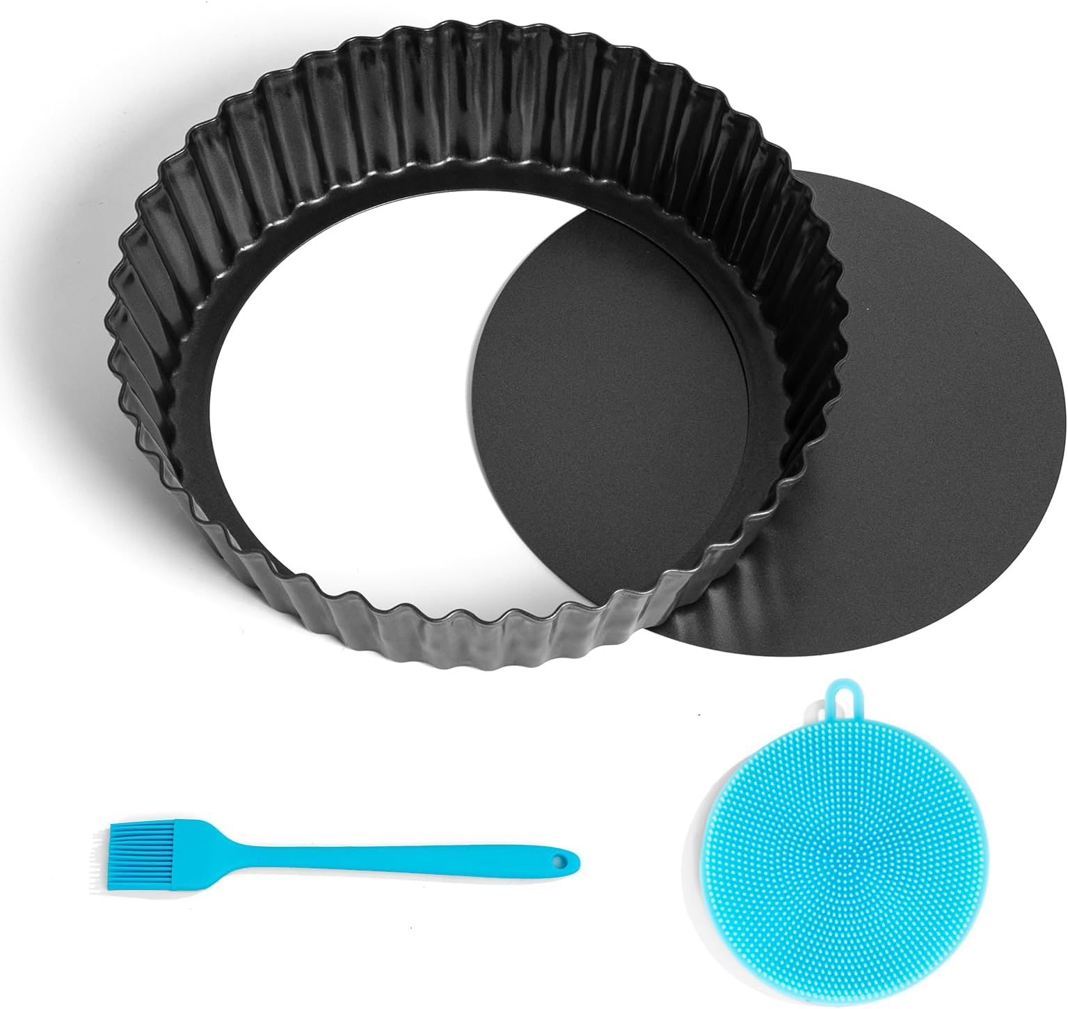 ake Deep Quiche Dish Tart Tin with Loose Base 9.5 Inch 24cm Pie Dish