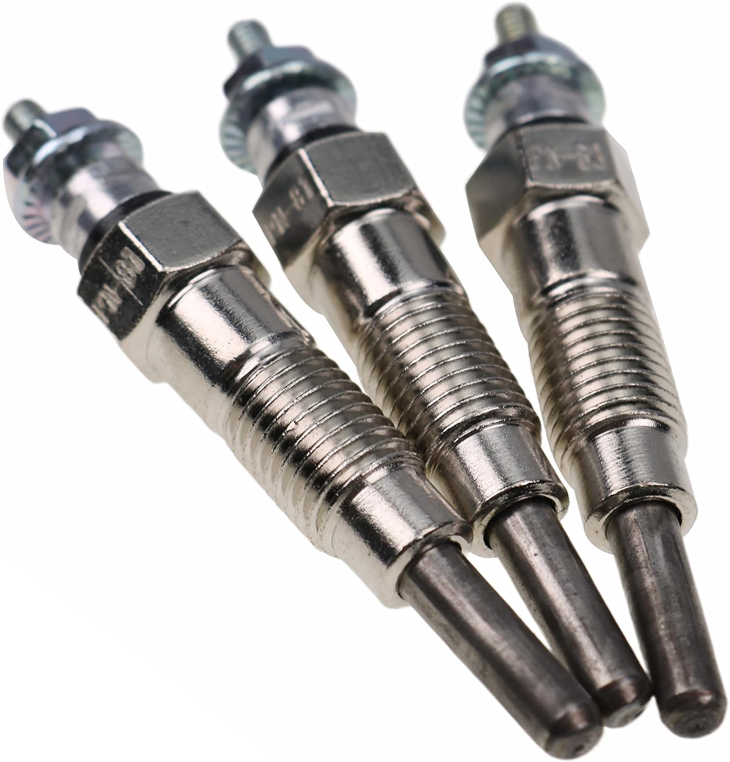 JEENDA 3PCS Glow Plugs M87919 AT110814 for John Deere 330 332 375 430 455 655 755 855 F915 F925 F935 X495 X595 1435 2030 2500 2210 4010 4110 670 770 Yanmar 3TN66C 3TN66UJ 3TNA72UJ 3TNA72UJ3 3TNE74
