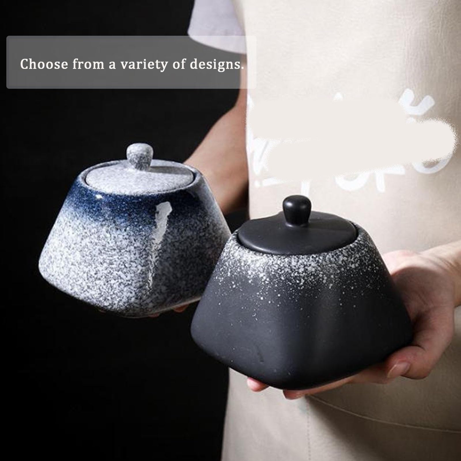 Sucrier avec couvercle et cuillère, récipient à sel, shaker à épices, sucrier