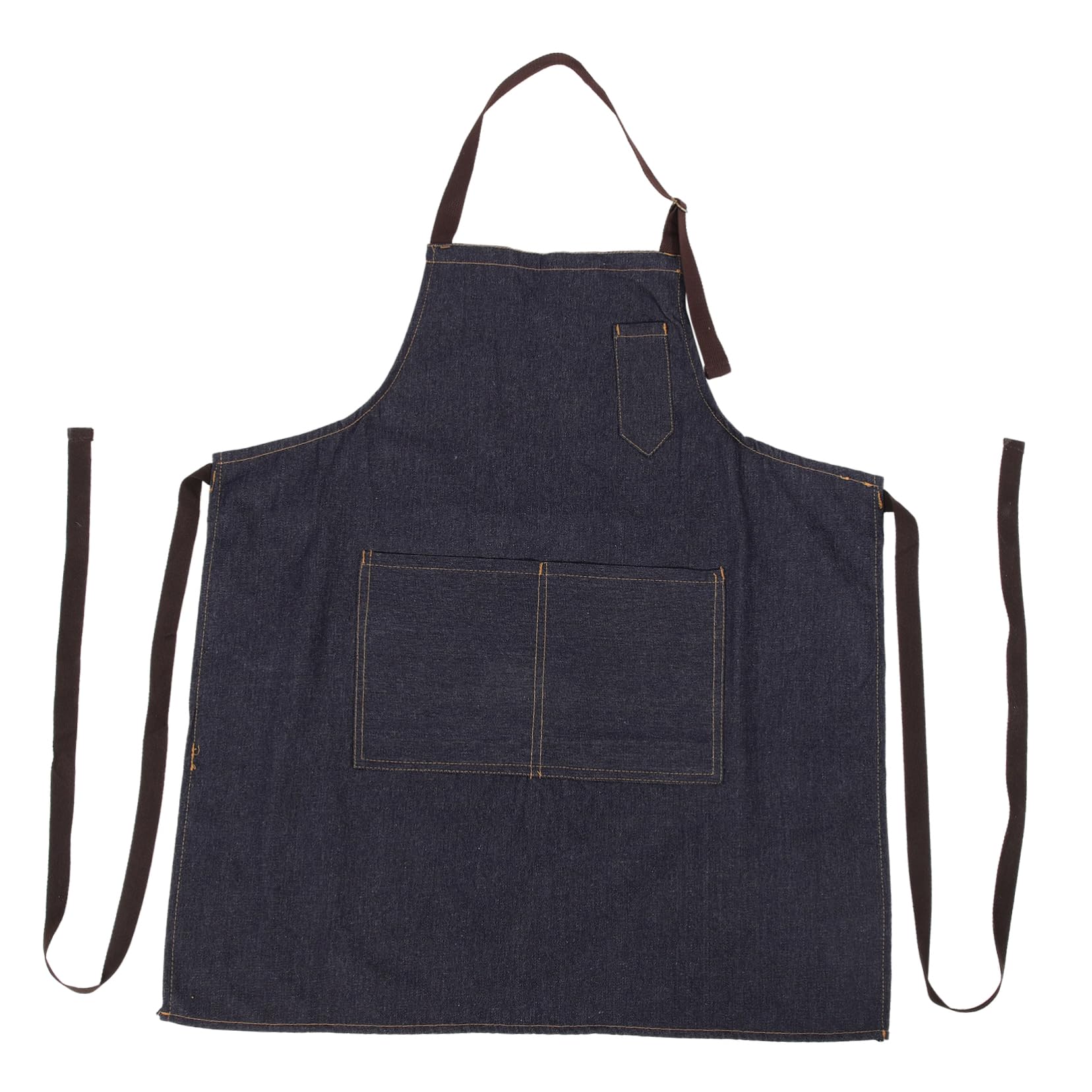 NAMOARLY Unisex Thickened Apron Kitchen Smock Apron Padding for Dishwashing (dark)