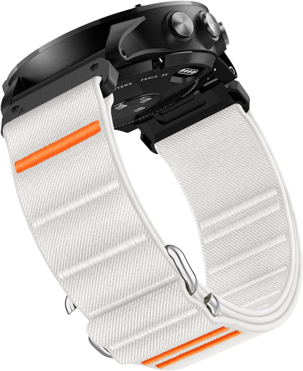 Suitisbest QuickFit Bands Compatible for 26MM Garmin Watch Band, Stylish and Durable Nylon Loop Sport Strap with S-Hook for Fenix 5X/5X Plus/6X/6X Pro/7X/7X Pro, Enduro, Tactix, Descent MK2i and Fenix 8 (51mm)