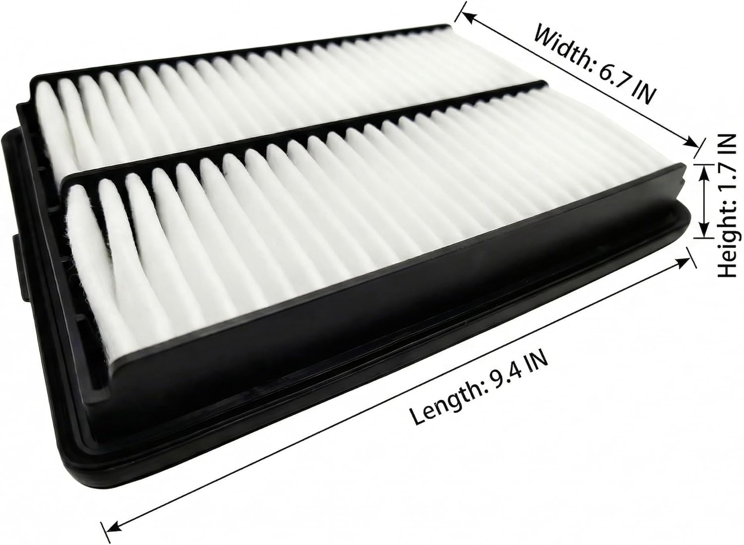 Engine & Cabin Air Filter Kit for Kia Carnival Hybrid 2026 2025 (Only Fit Hybrid) (Cabin Filters Located Rear under the Hood & Glove Box)