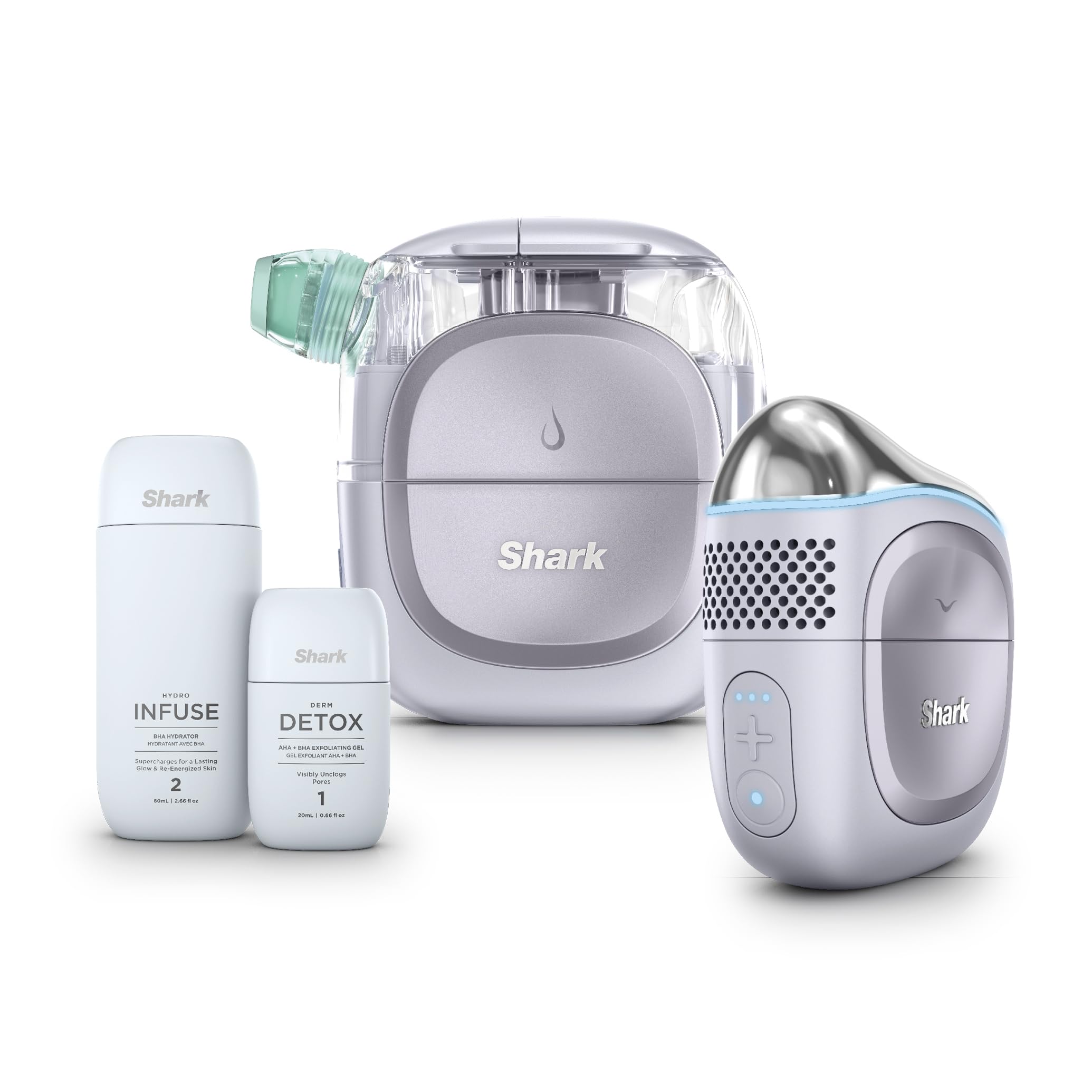 Shark FacialPro Glow At-Home Hydro-Powered Facial System with DePuffi Hot & Cold Therapy – — coming up at the AmazeDeals auction in Kitchener