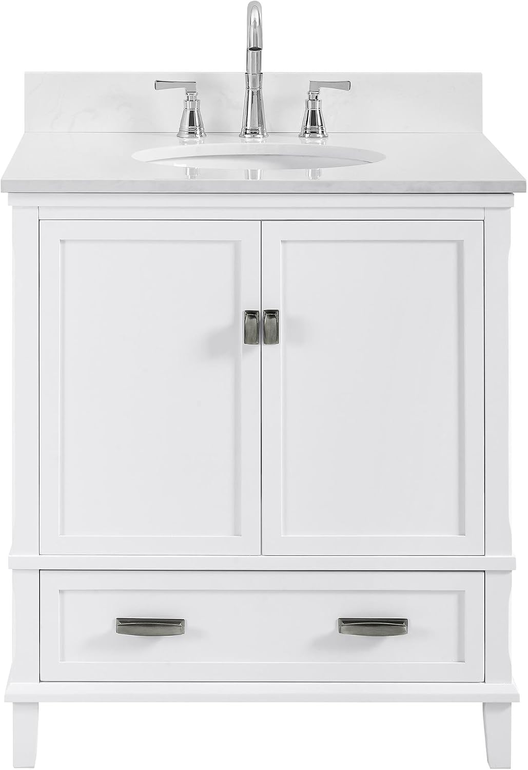 Dorel Living Otum 30” Bathroom Vanity, White
