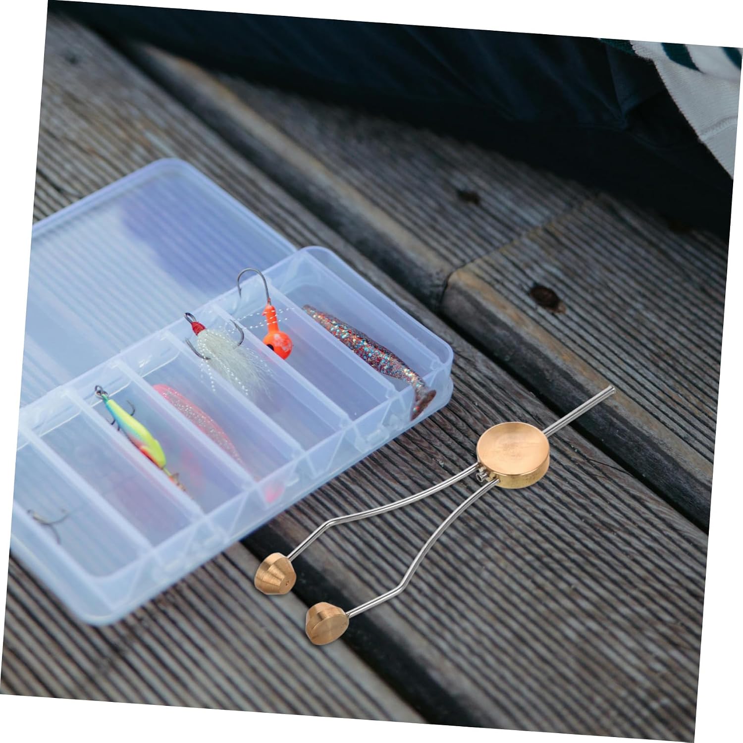 Handle Winder Fly Tying Kit Threader Crochet Twists Curly Ends Fishing Wire for Hanging Casting Reels