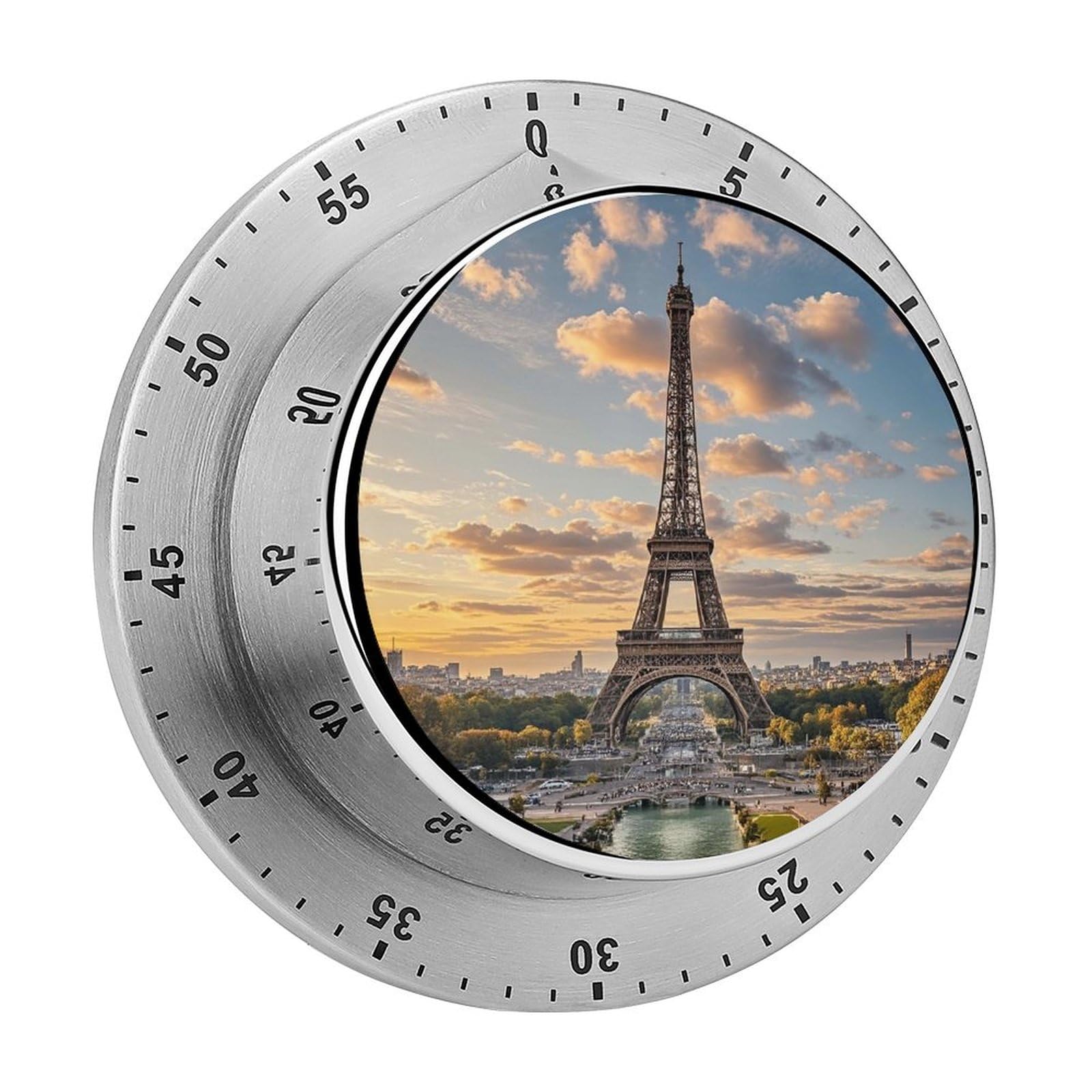 Tower Building Printed Waterproof Christmas Timer with Loud Alarm Outdoor Timer for Cooking Exercise Baking