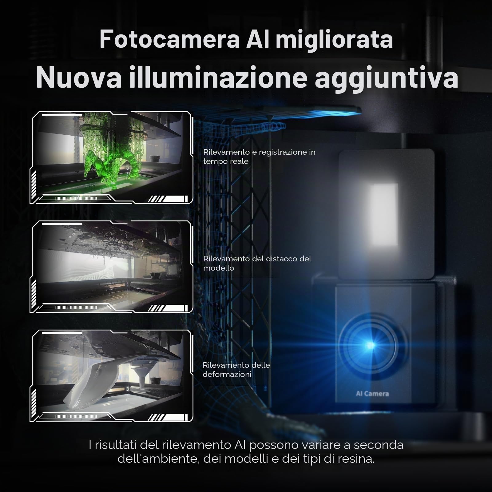ELEGOO Saturn 4 Ultra 16K Stampante 3D Resina da 10", con Serbatoio della Resina Riscaldato, Stampa a 150 mm/h, Livellamento Automatico, Trasferimento Wi-Fi, 218,88 x 122,88 x 220 mm³