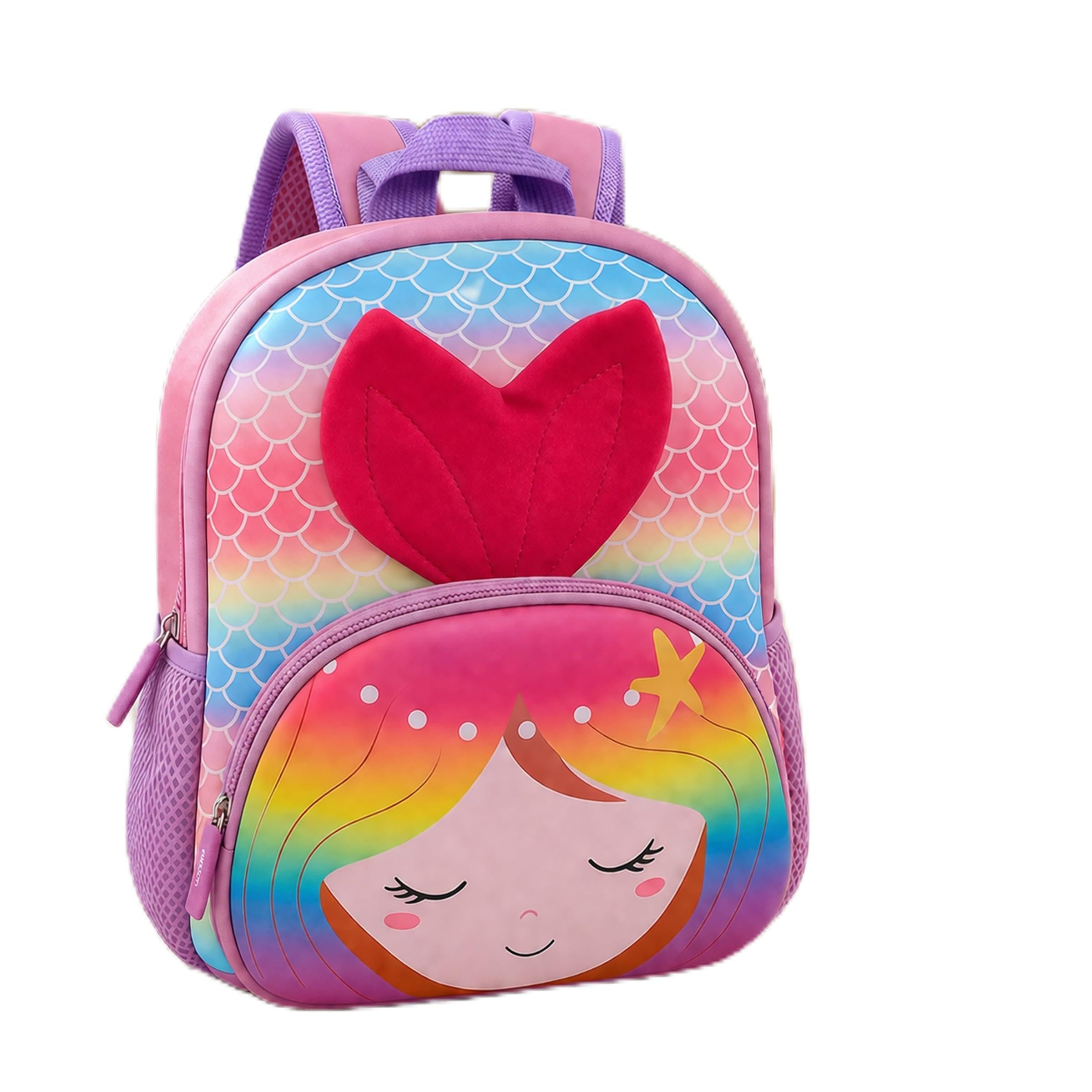 toyshine 12" Cute Myamid Backpack for Kids Girls Boys Toddler Backpack Preschool Nursery Travel Bag - Mini Size - Multi-picture-20