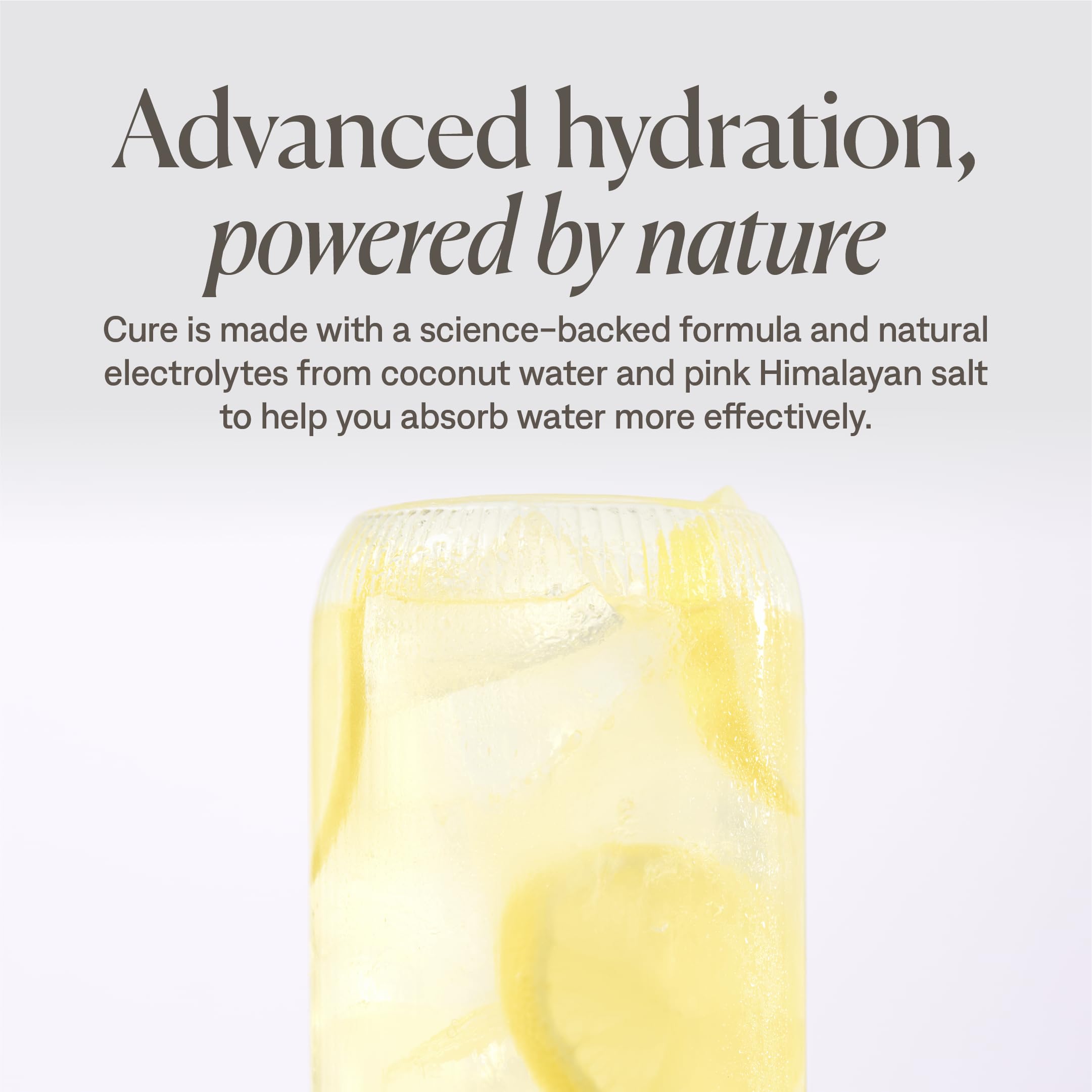 Cure Hydration - Electrolyte Drink Powder Lemonade 14 Packets — Amazon image 3