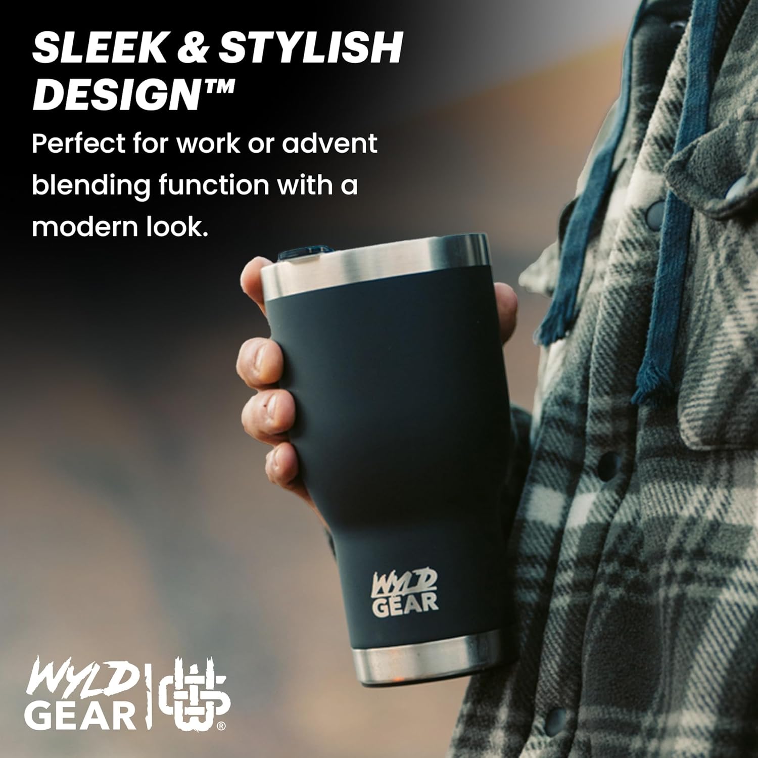 Wyld Tumbler (Burnt Orange, 20oz/591ml) - Image 7