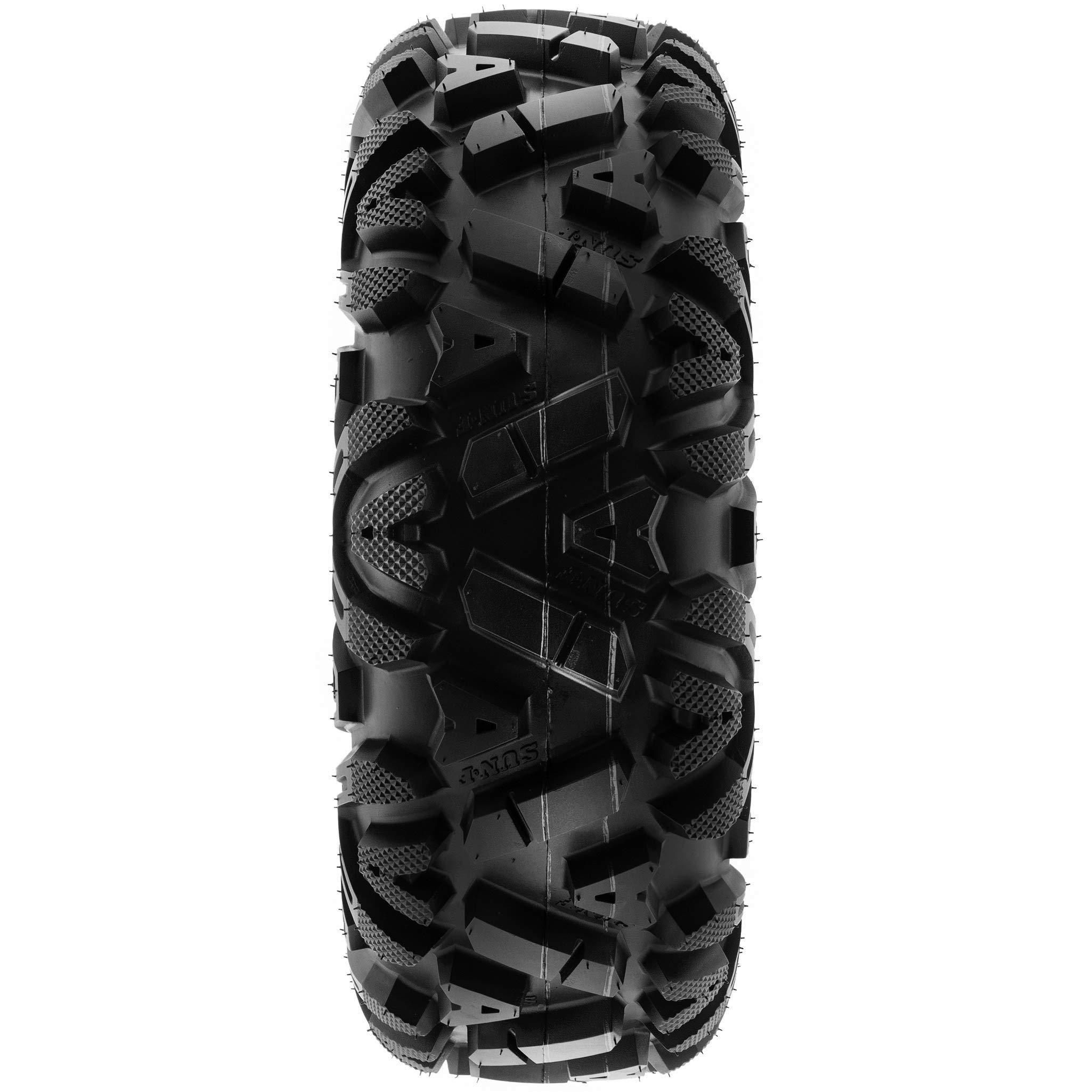 SunF A033 25x8-12 25x8x12 Quad ATV UTV Pneumatici, 6 PR, Tubeless Quad Pneumatici POWER I E4 Mark, set di 2