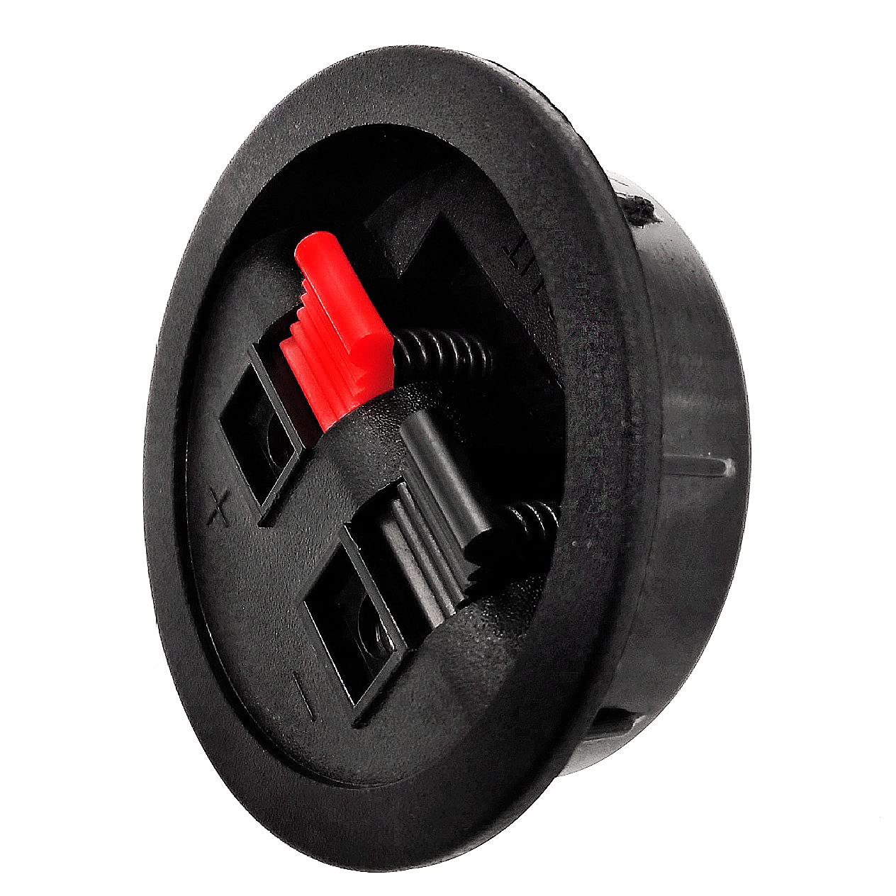 Terminales Para Caja De Altavoz | 2 Piezas, Conexión De Copa De Resorte | Compatibles Con Horquillas Y Conectores Banana