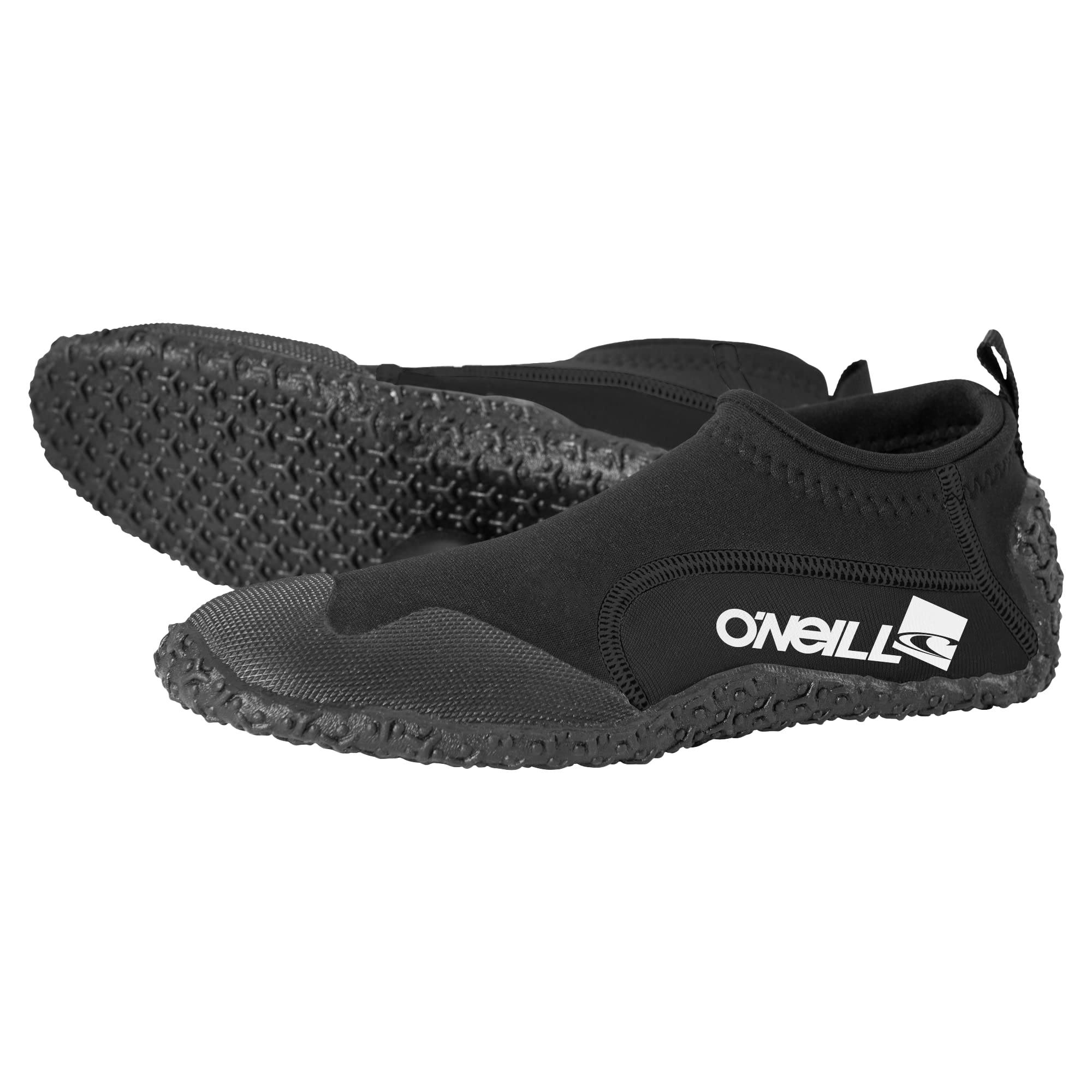 O'Neill Wetsuits Men's Reactor Reef Boot, Black/Coal, 8