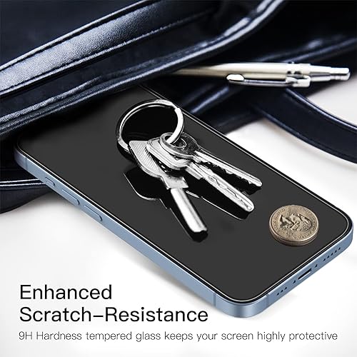 Miniatura 4 de JETech Screen Protector for iPhone 16e 2025, iPhone 14 6.1-Inch, Tempered Glass Film, 3-Pack