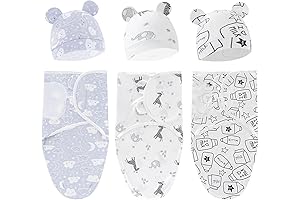 Organic Breathable Baby Swaddle Sacks 3-Pack