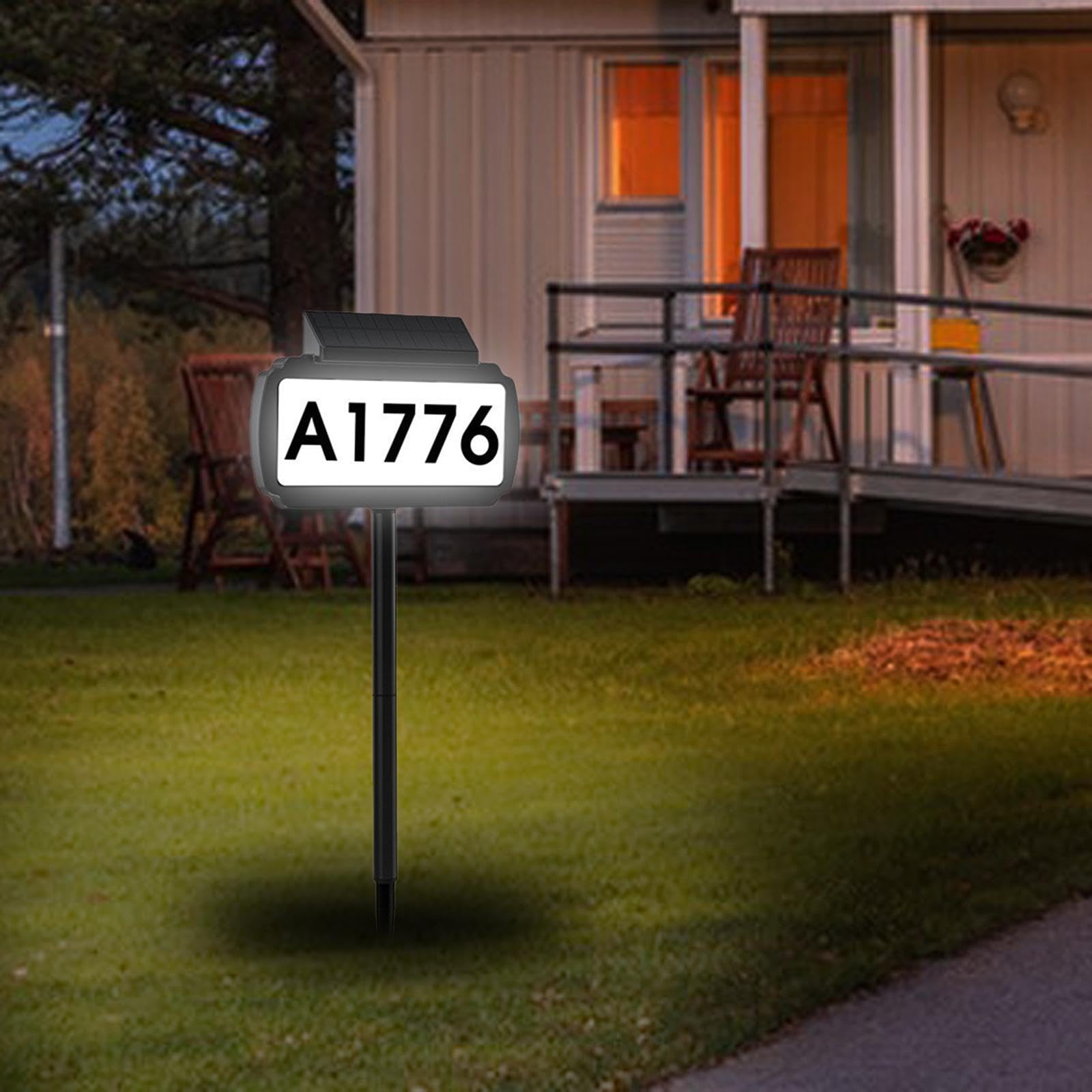 Plaque D'adresse Lumineuse à LED avec Numéros de Maison
