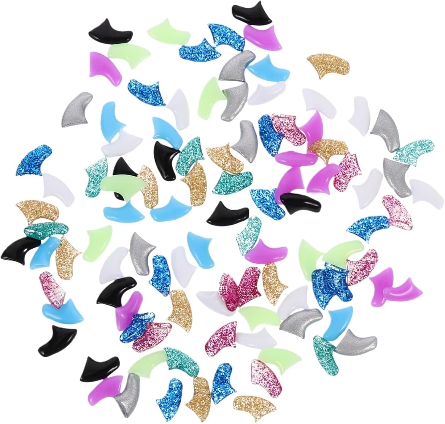 Cat Nail Caps 400pcs Cat Claw Covers Silicone Nail Caps for Pets Colorful Anti-Scratch Protector Comfortable Fit for Daily Indoor Outdoor