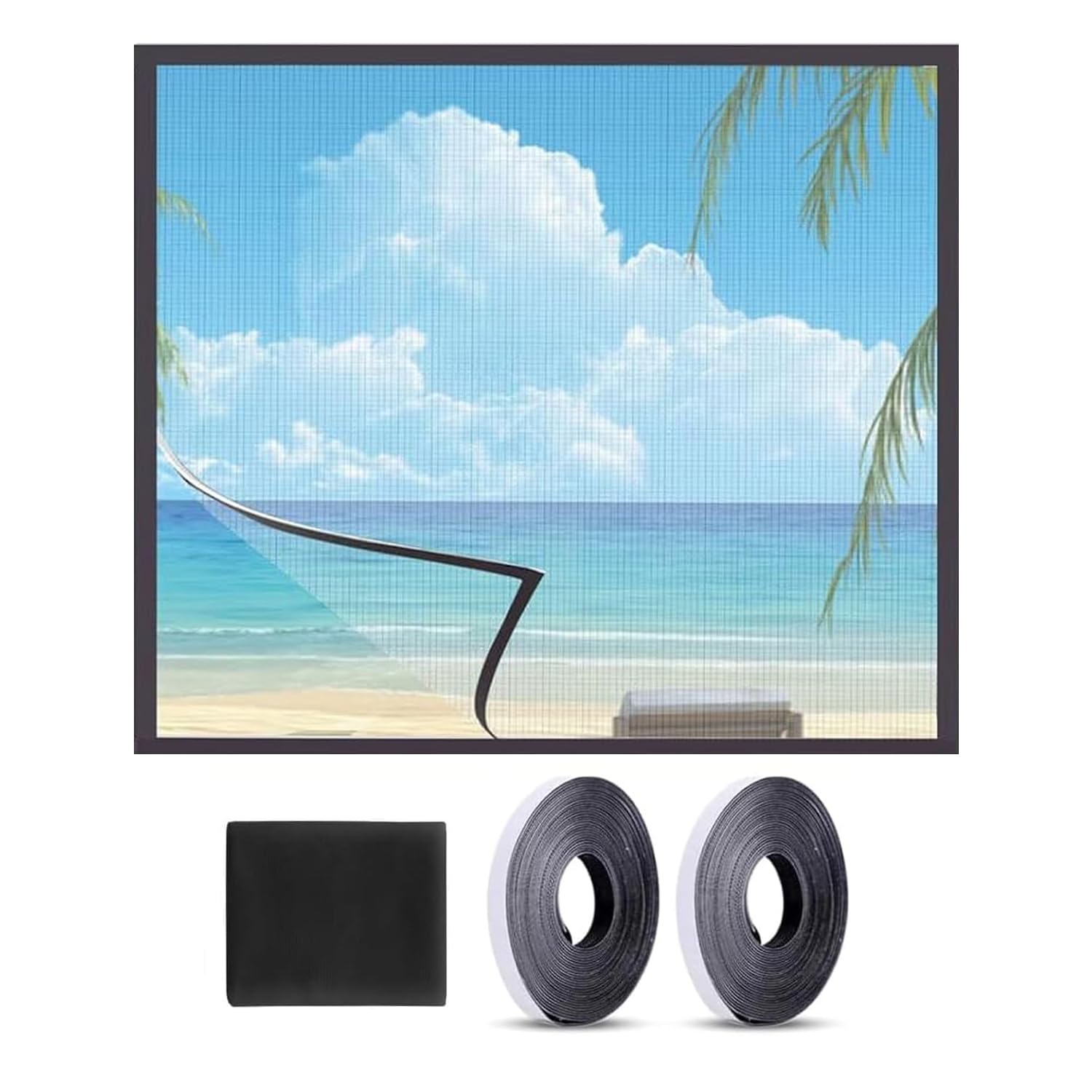 60x110cm,Fly Screen Window, Window Screen Prevents Insects/Flies/Mosquitoes Out