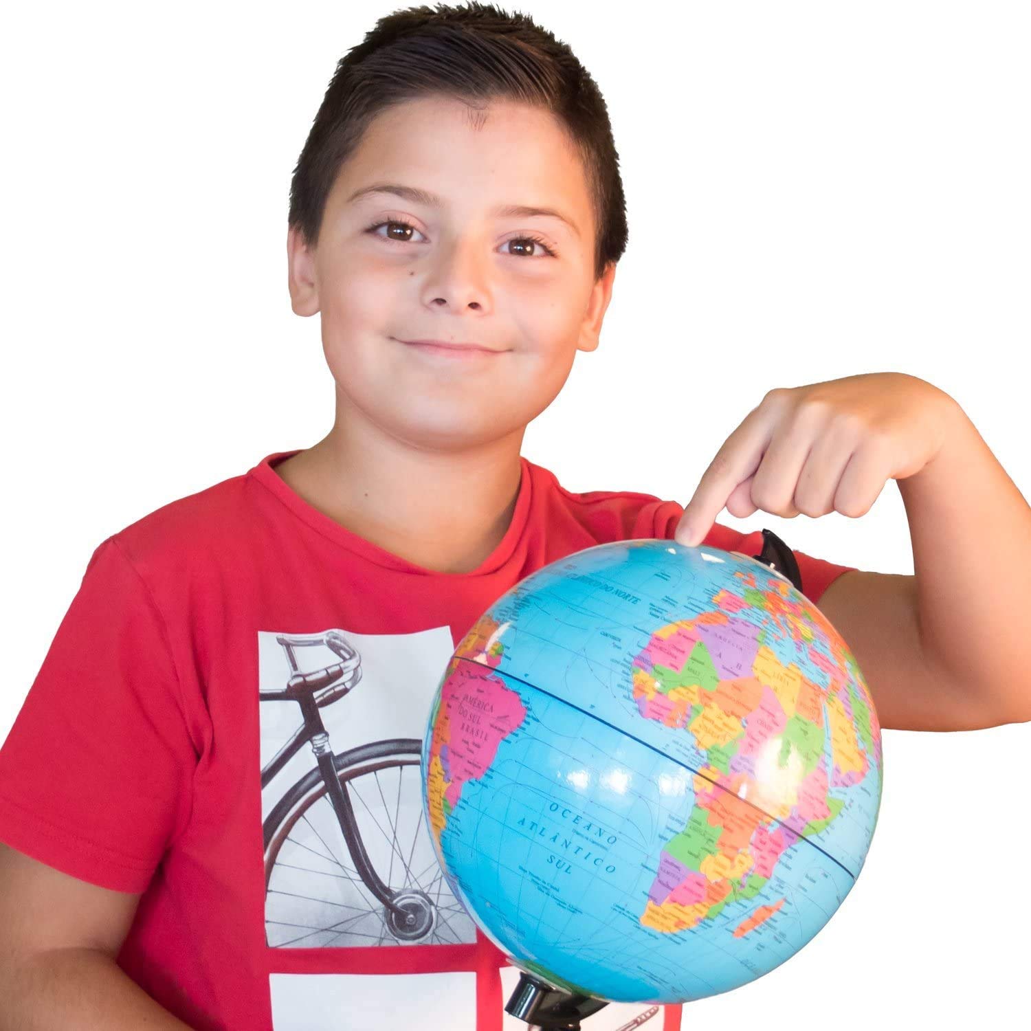 Science4you - Globo Terráqueo y Atlas Mundial, Libro Educativo, Globo Girable para Niños 6 7 8 9 10 Años