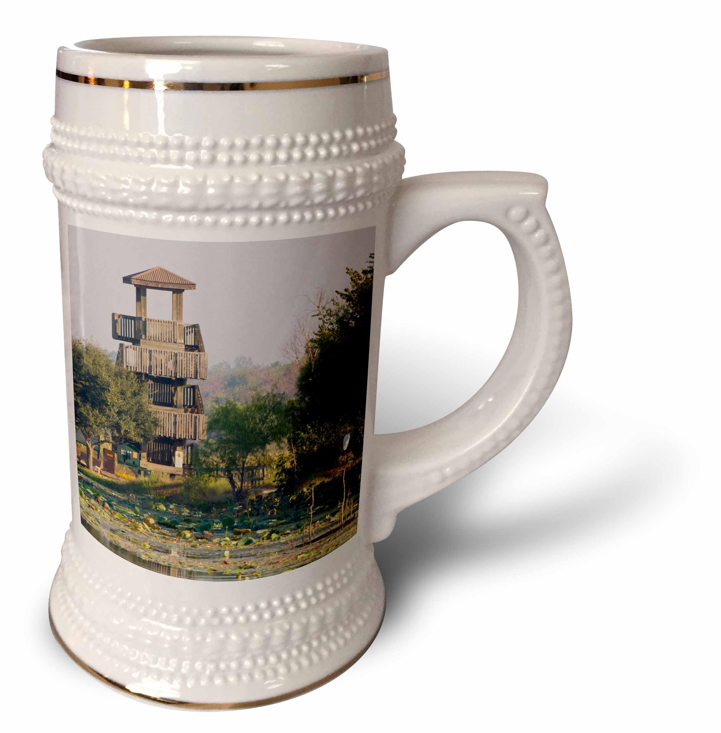 Taza de Brazos Bend State Park un regalo ideal para viajeros en blanco