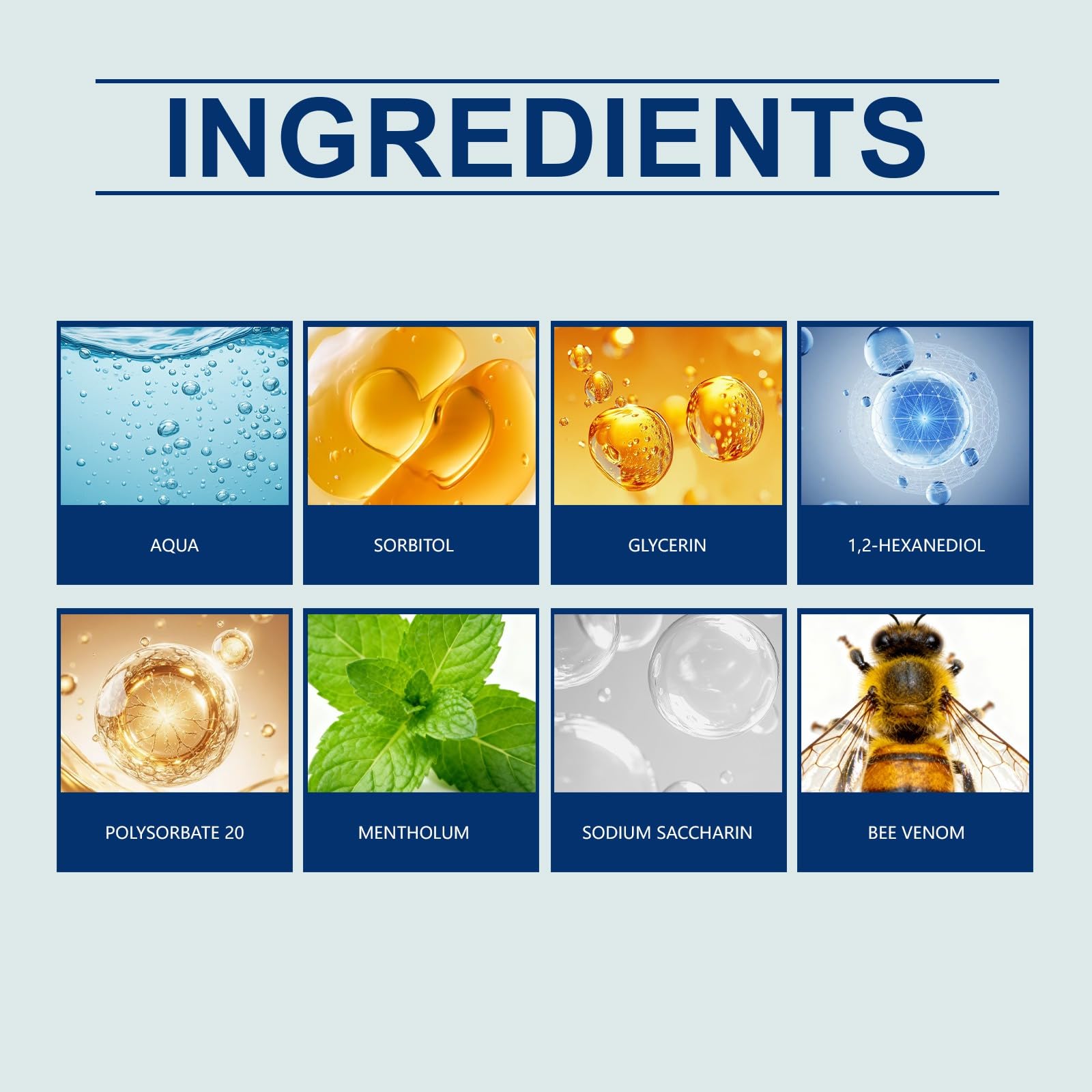 Gocce di cura orale con veleno d'api, igiene dentale quotidiana | Collutorio concentrato con veleno d'api. Protegge i denti, calma le gengive e garantisce una freschezza orale duratura.