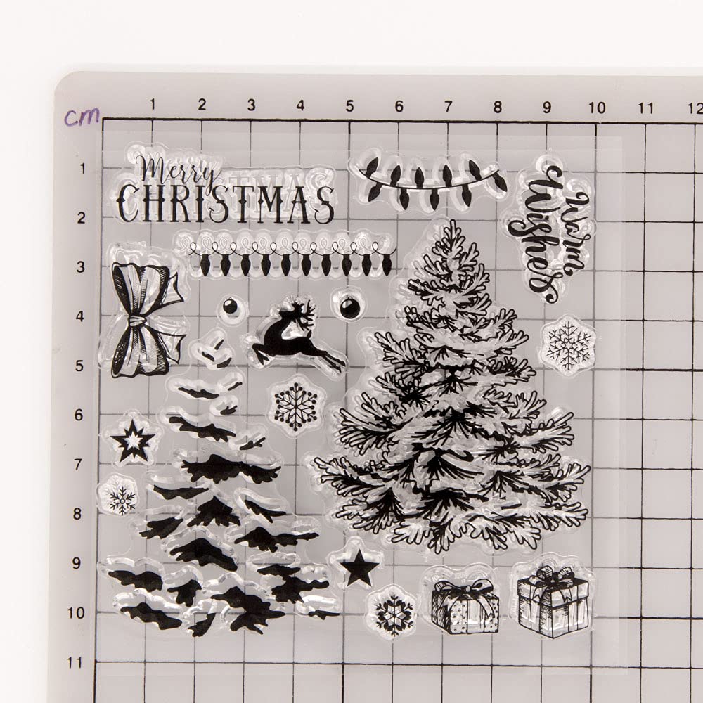 Tampon Et Matrice De Découpe Ours De Noël - Pour Cartes, Scrapbooking, Silicone Et Métal - 3