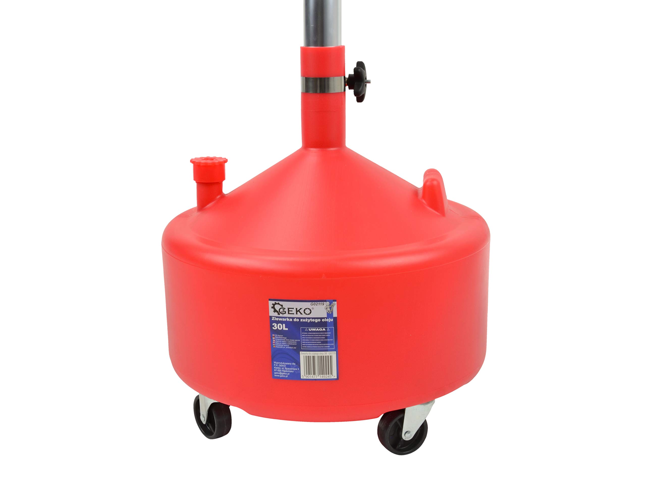 BSD Recogedor de Aceite - Dispositivo de Drenaje de Aceite Usado, Extractor de Aceite, Extractor de Aceite de Gravedad - 30L