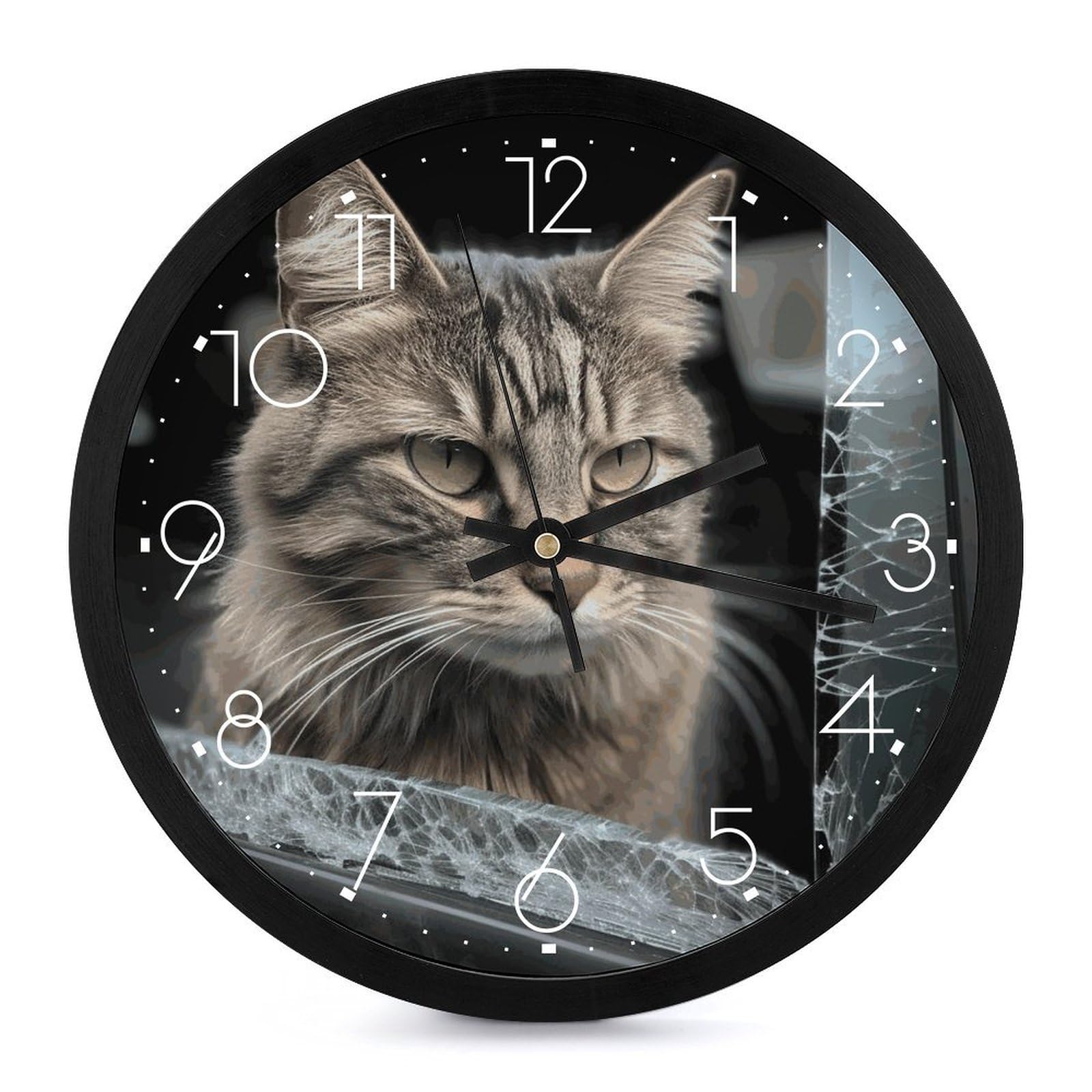 Horloge murale sans tic-tac résolvant les bruits nocturnes pour le sommeil
