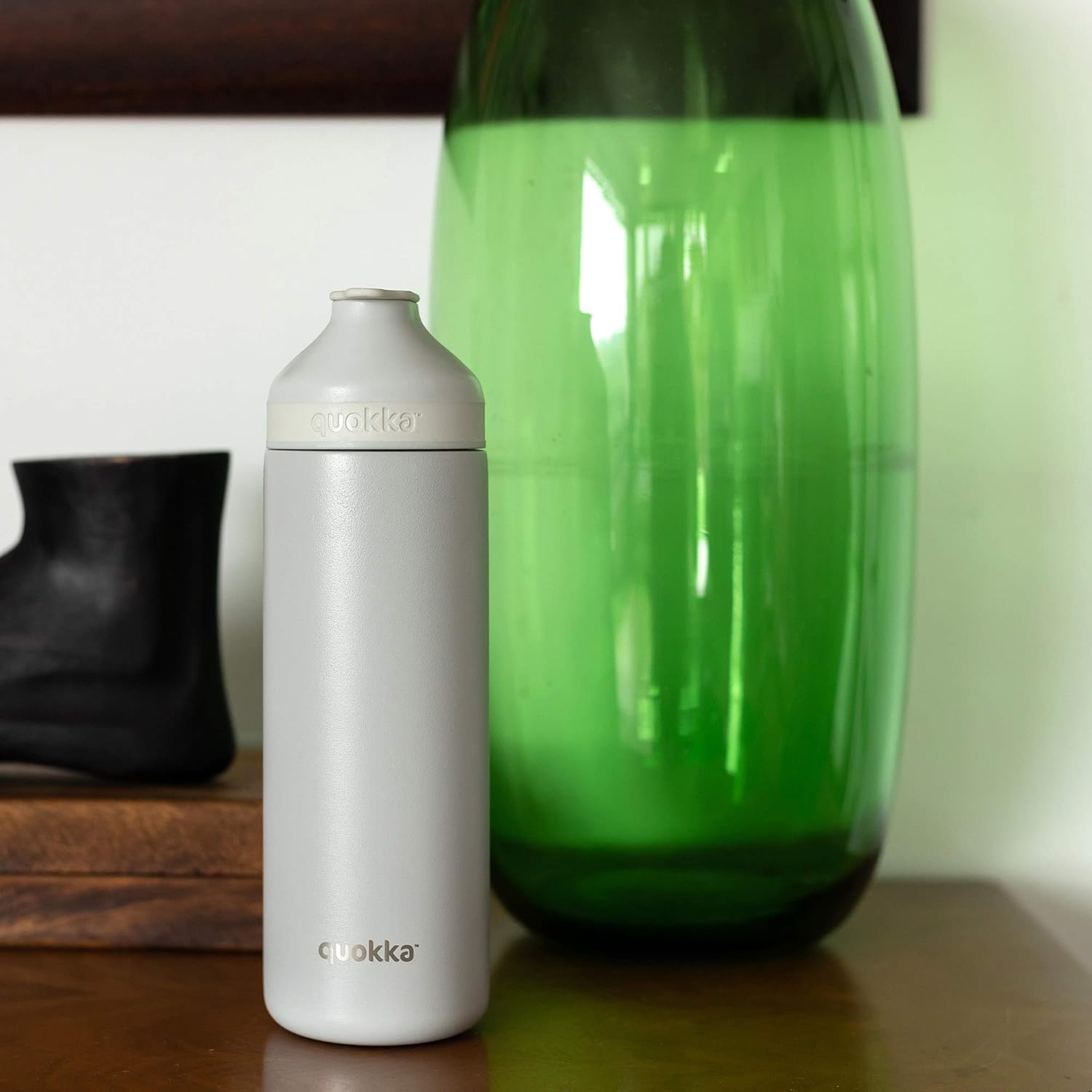 Quokka Stainless Steel Bottle with Large 430 ml Light Mode