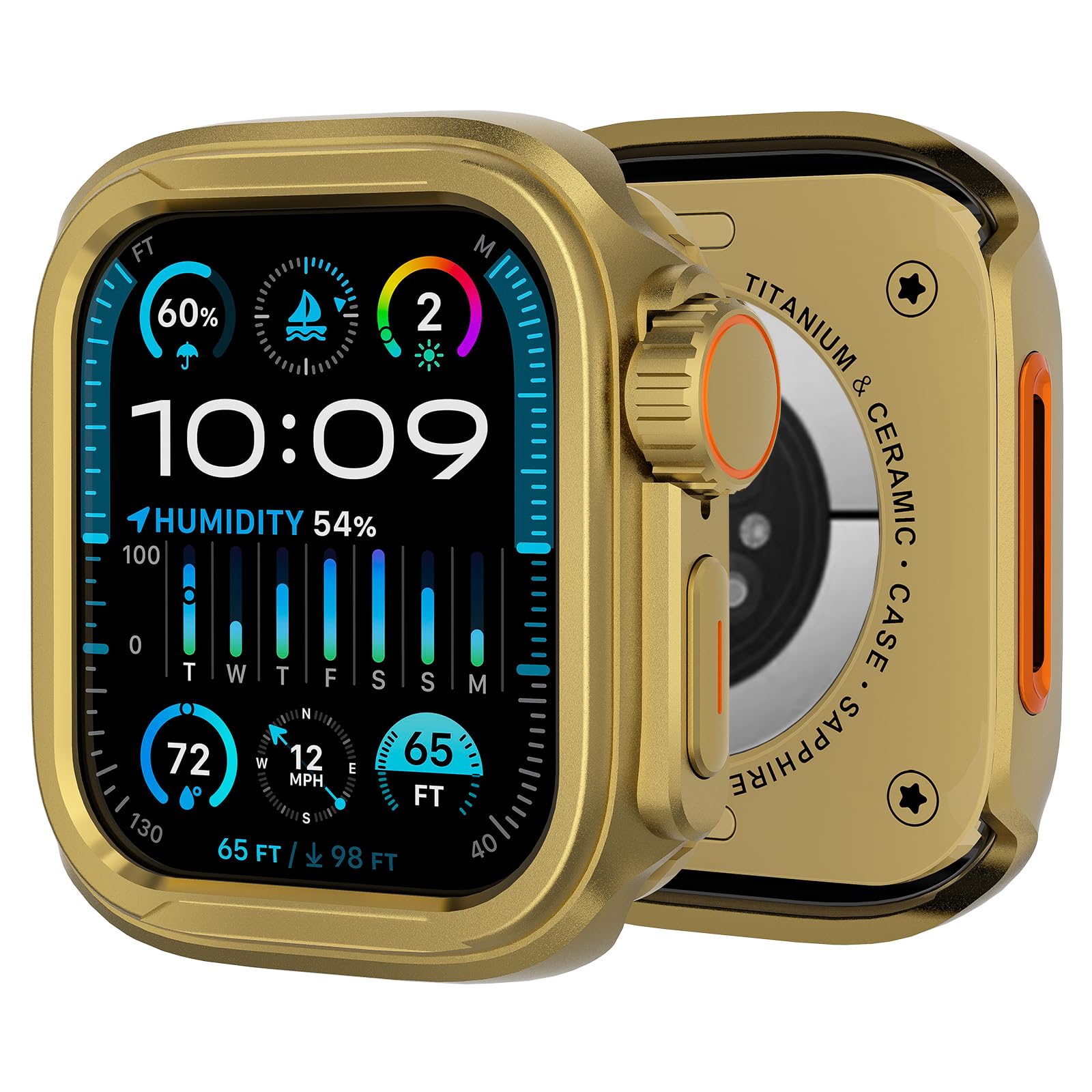 Amazon.co.jp: SDOCEBF Apple Watch 42mm用メタルケース