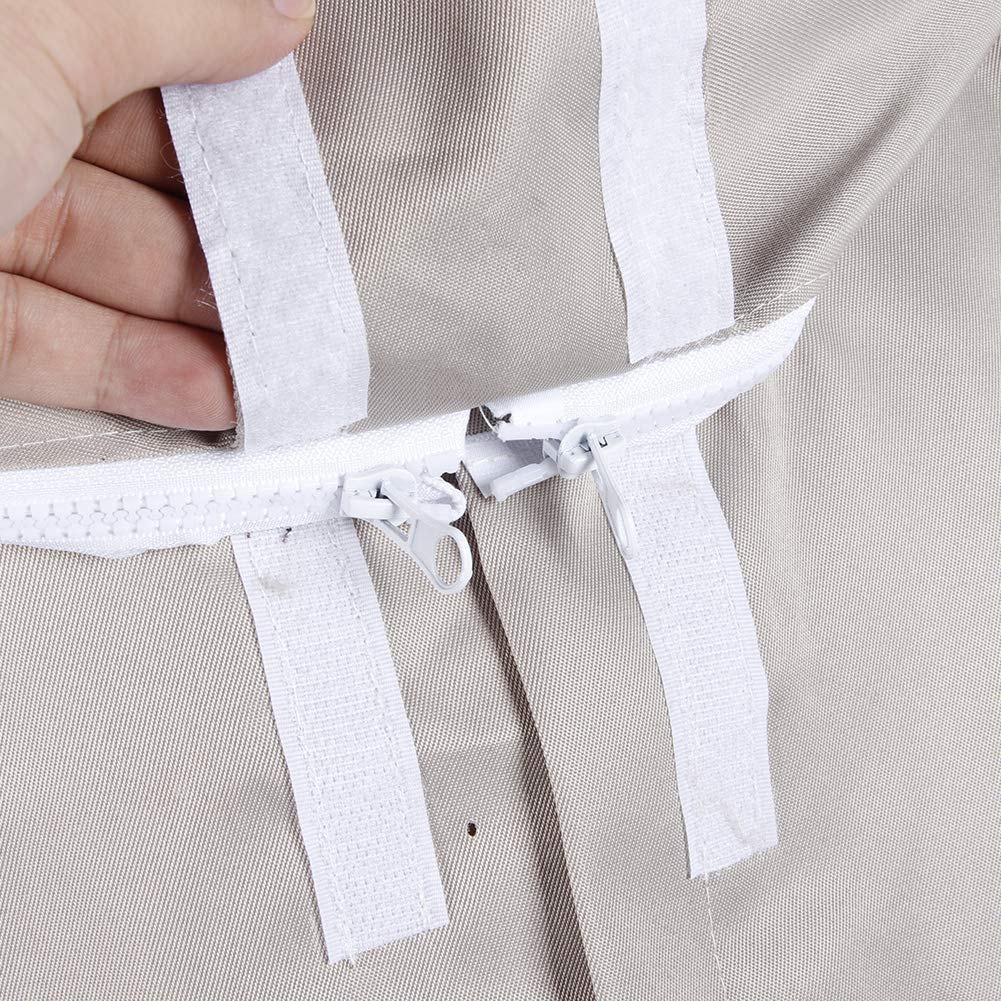 SIXRUN Traje de Apicultura con Capucha, Ropa Protectora para Apicultor de | Tejido Ripstop de Algodón, para 180-190 Cm, Transpirable, con Puños Elásticos
