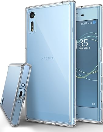 Ringke Funda Sony Xperia XZ/Xperia XZs, [Fusion] Protector de TPU con Parte Posterior Transparente de PC [Protecci?n contra ca?das] Carcasa Protectora Biselada - Transparente Clear