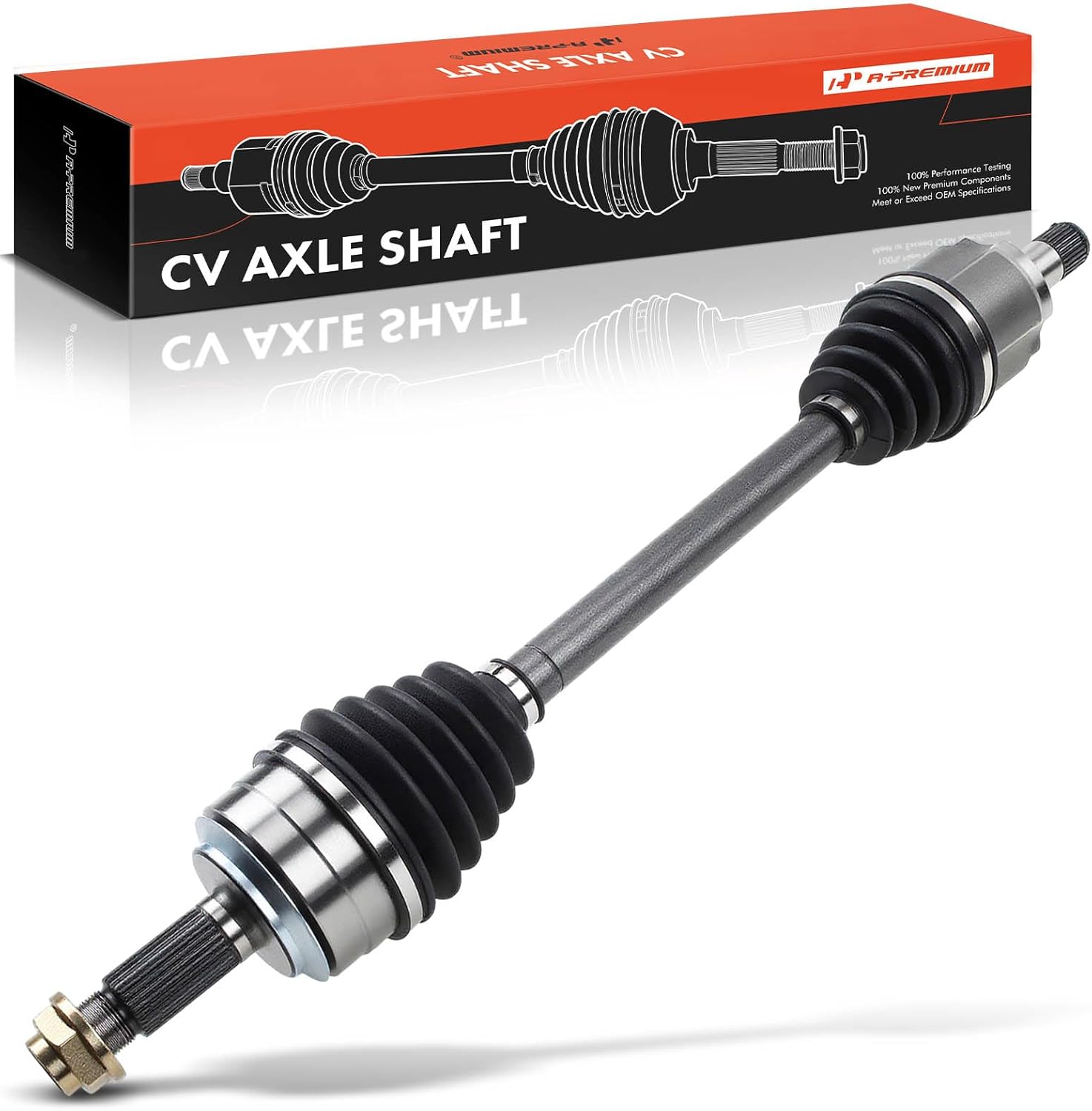 A-Premium CV Axle Shaft Assembly Compatible with Acura TL 2009-2011, 3.5L 3.7L, Automatic Transmission, Front Left Driver Side, Replace# 44306TK4A00