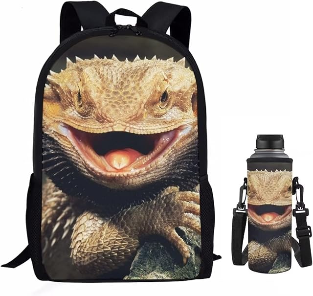 Belidome Kids School Backpack Set with Bottle Holder Bag for Boys Girls Large Lightweight
